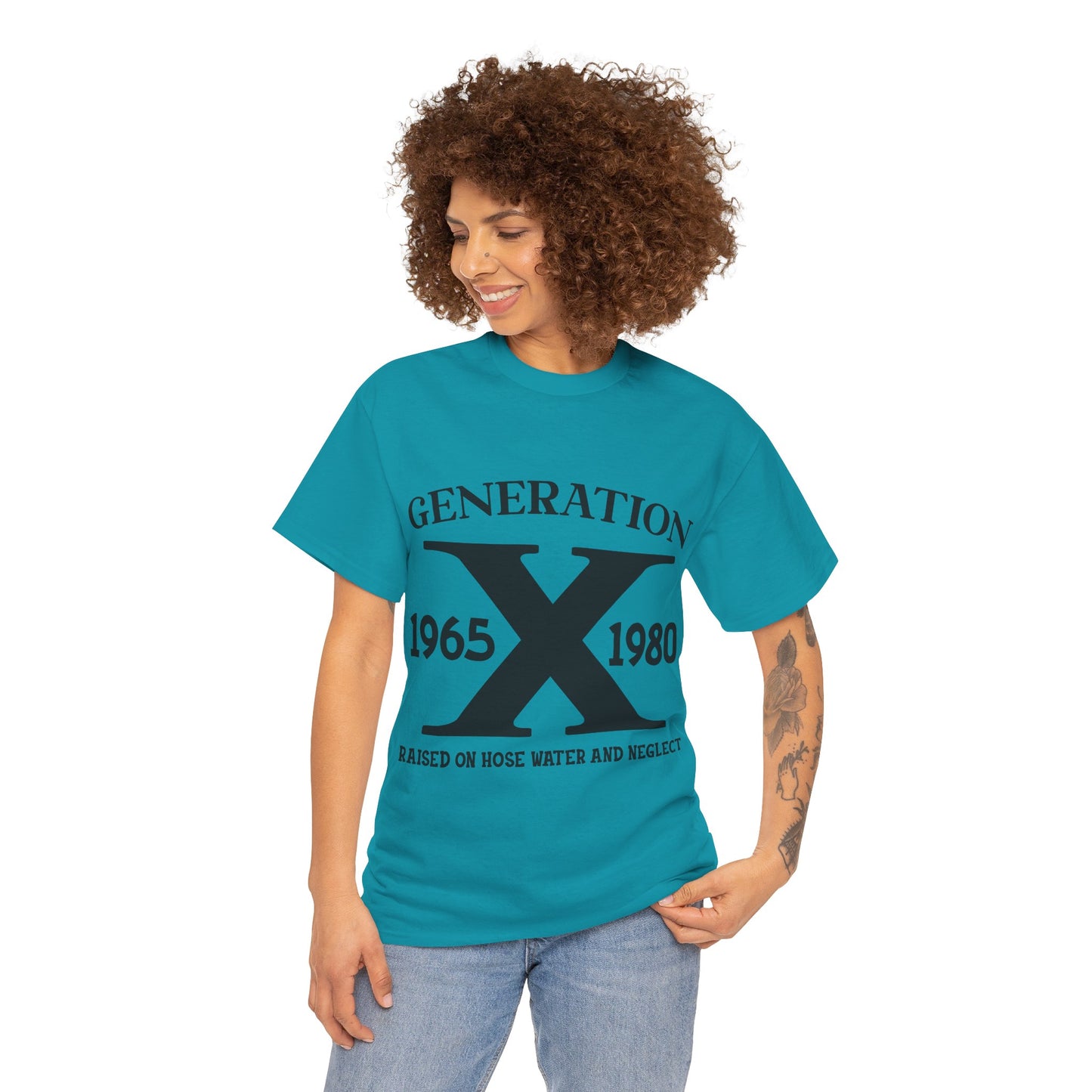 GEN X Raised On Hose Water & Neglect Tshirt Unisex Heavy Cotton