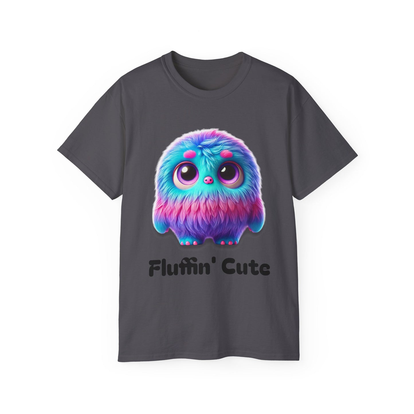 Fluffin' Cute Colorful Monster Unisex Ultra Cotton Tee