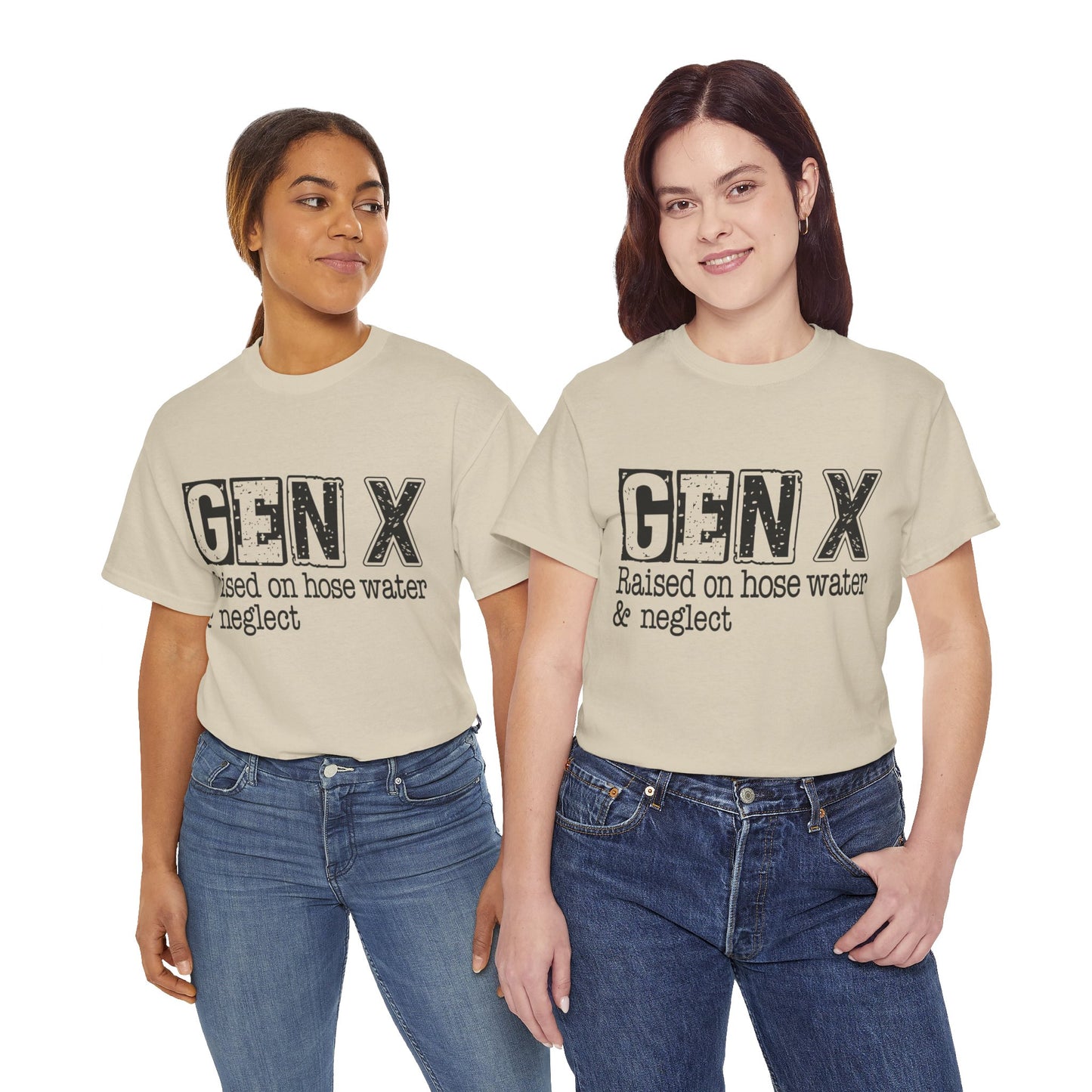 GEN X Raised On Hose Water & Neglect Tshirt Unisex Heavy Cotton