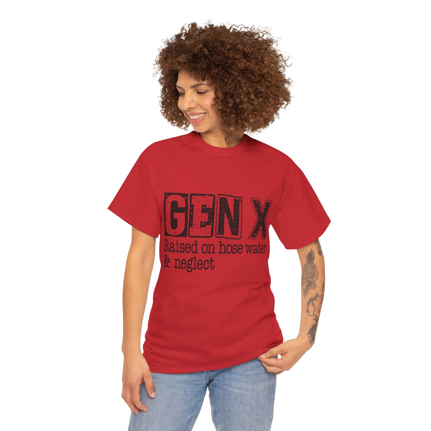 GEN X Raised On Hose Water & Neglect Tshirt Unisex Heavy Cotton