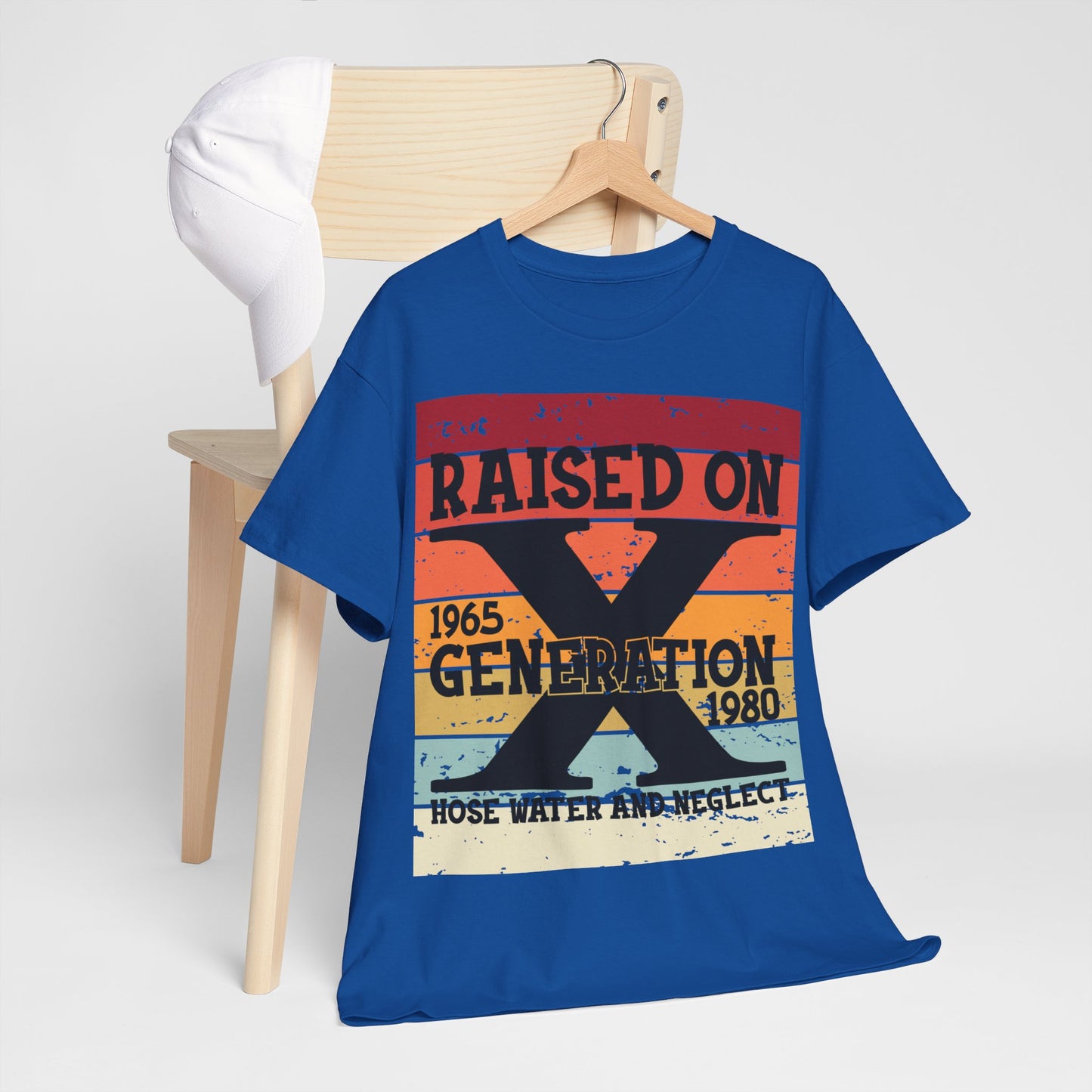 GEN X Raised On Hose Water & Neglect Tshirt Unisex Heavy Cotton