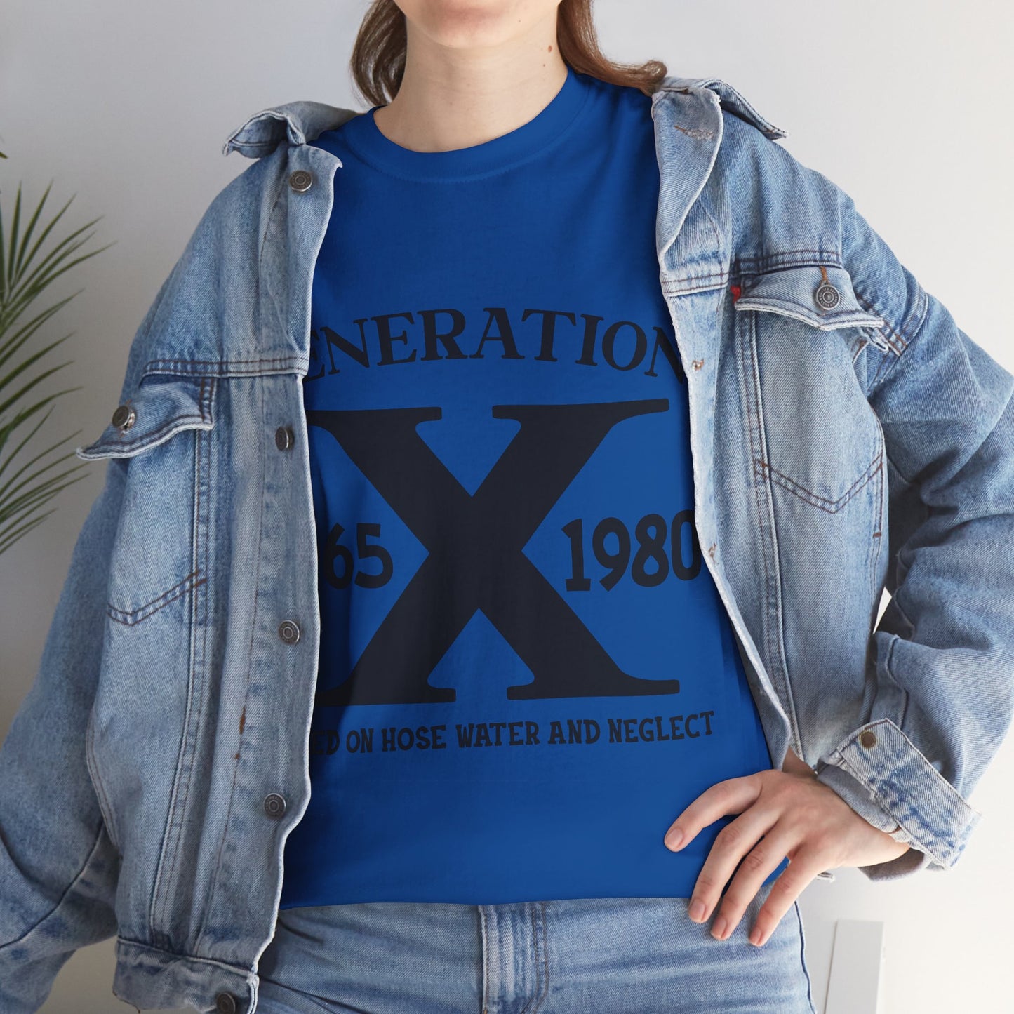 GEN X Raised On Hose Water & Neglect Tshirt Unisex Heavy Cotton