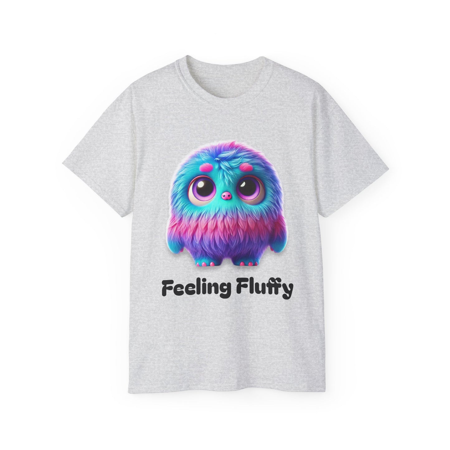 Feeling Fluffy Colorful Monster Unisex Ultra Cotton Tee