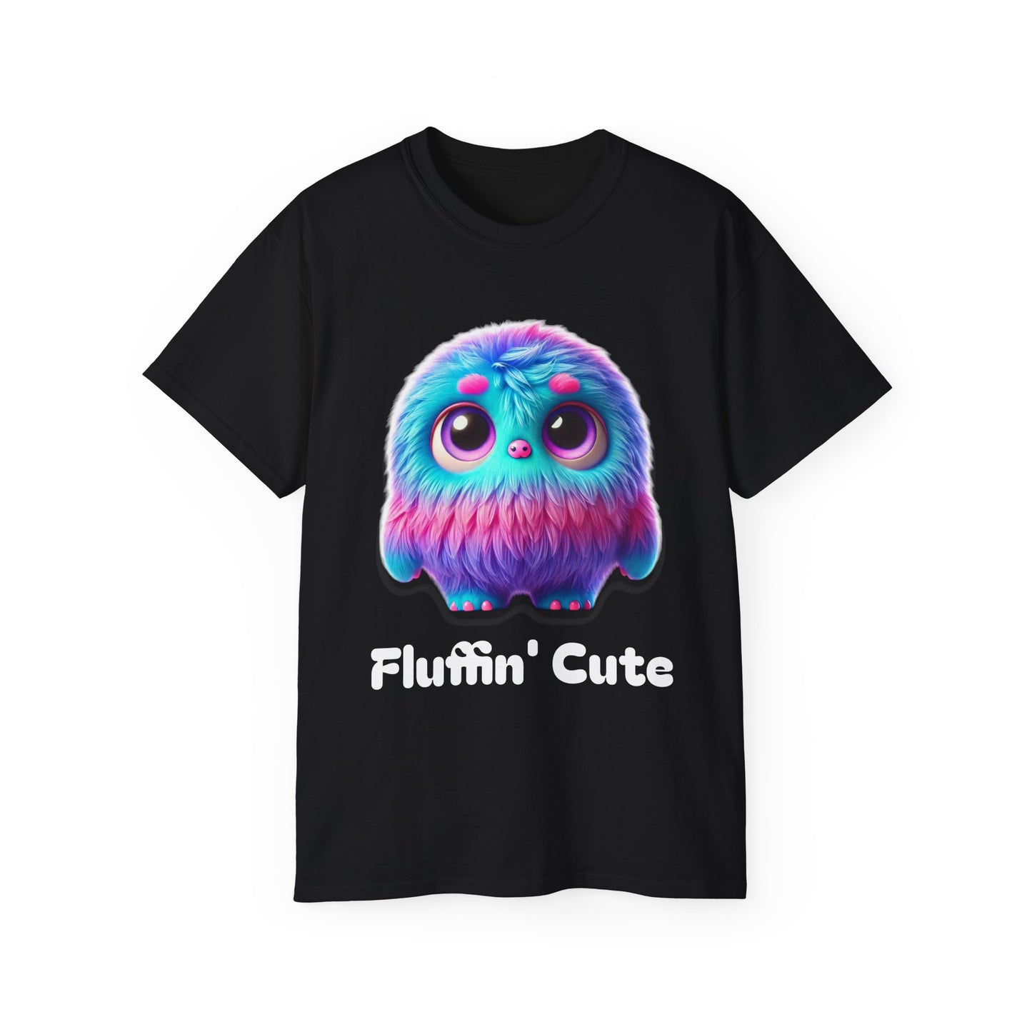 Fluffin' Cute Colorful Monster Unisex Ultra Cotton Tee