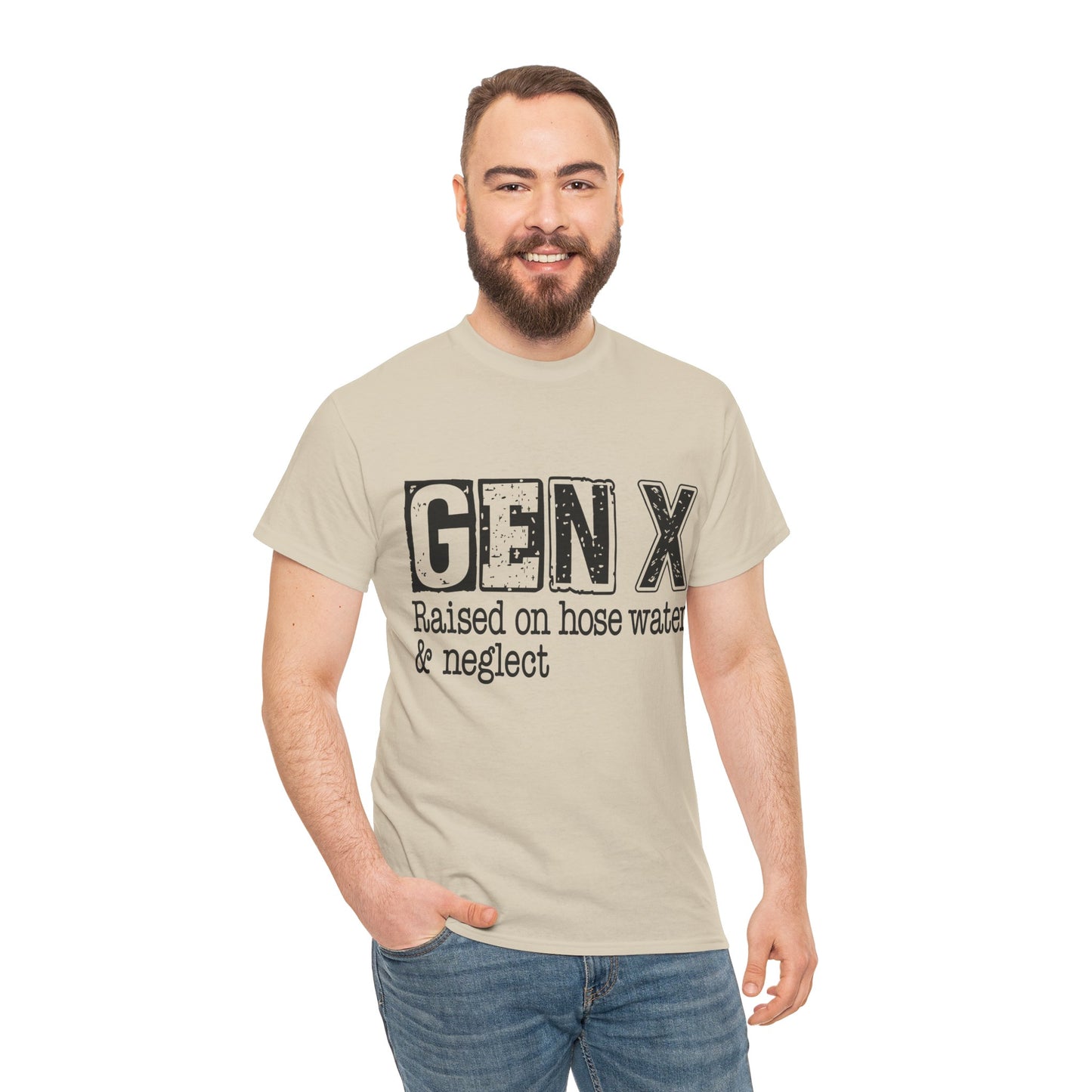 GEN X Raised On Hose Water & Neglect Tshirt Unisex Heavy Cotton