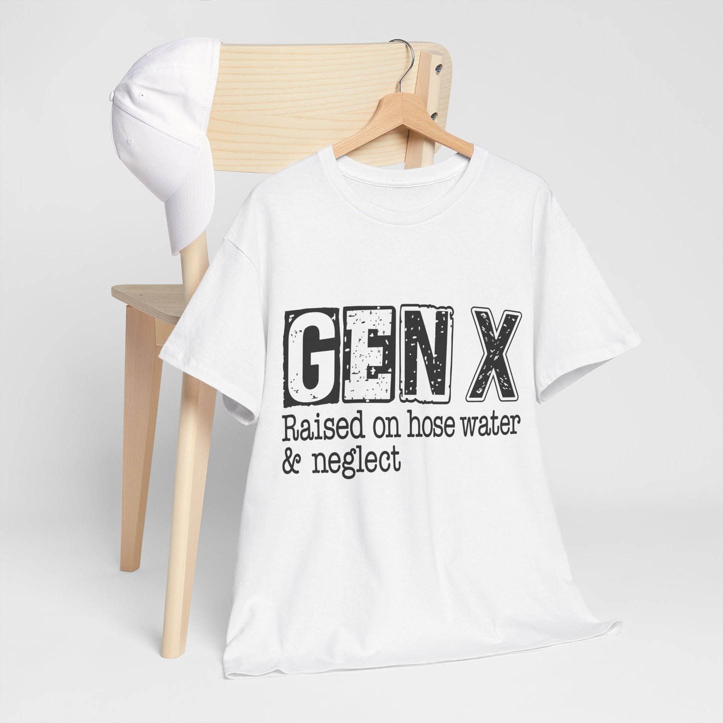 GEN X Raised On Hose Water & Neglect Tshirt Unisex Heavy Cotton