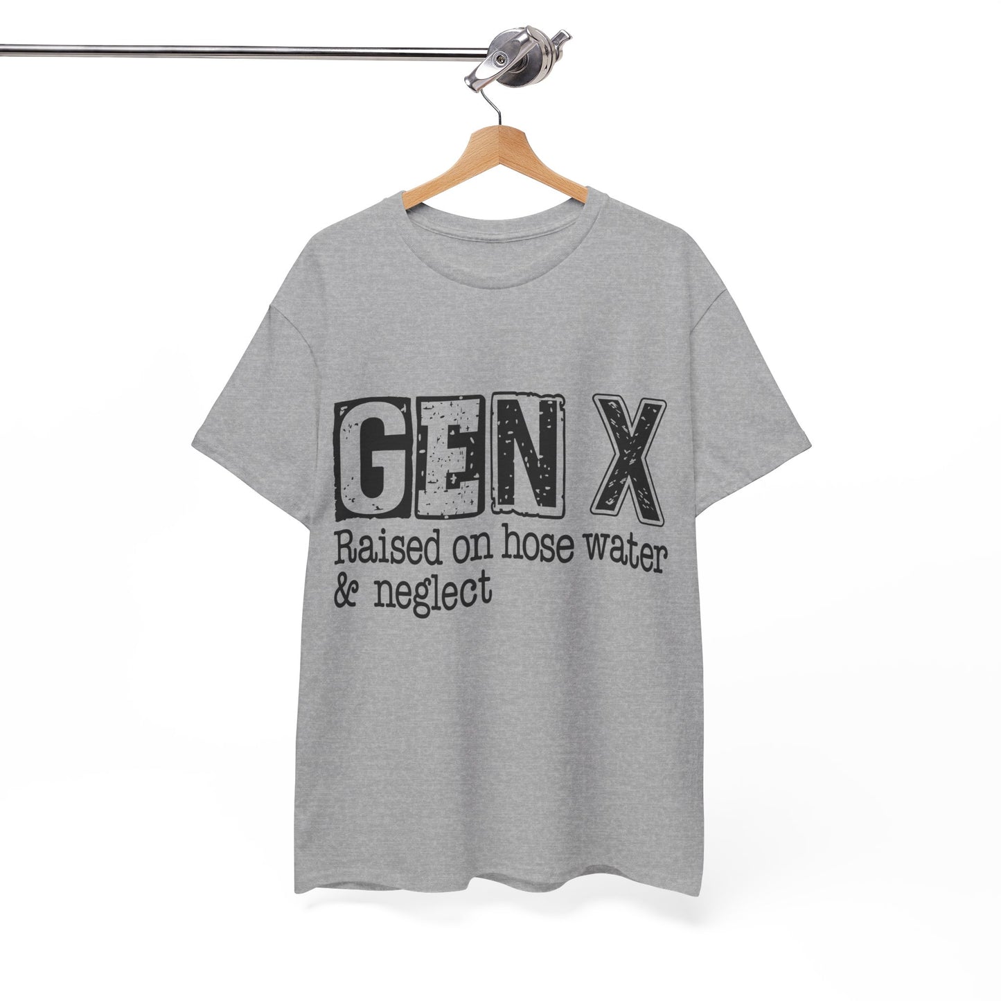 GEN X Raised On Hose Water & Neglect Tshirt Unisex Heavy Cotton