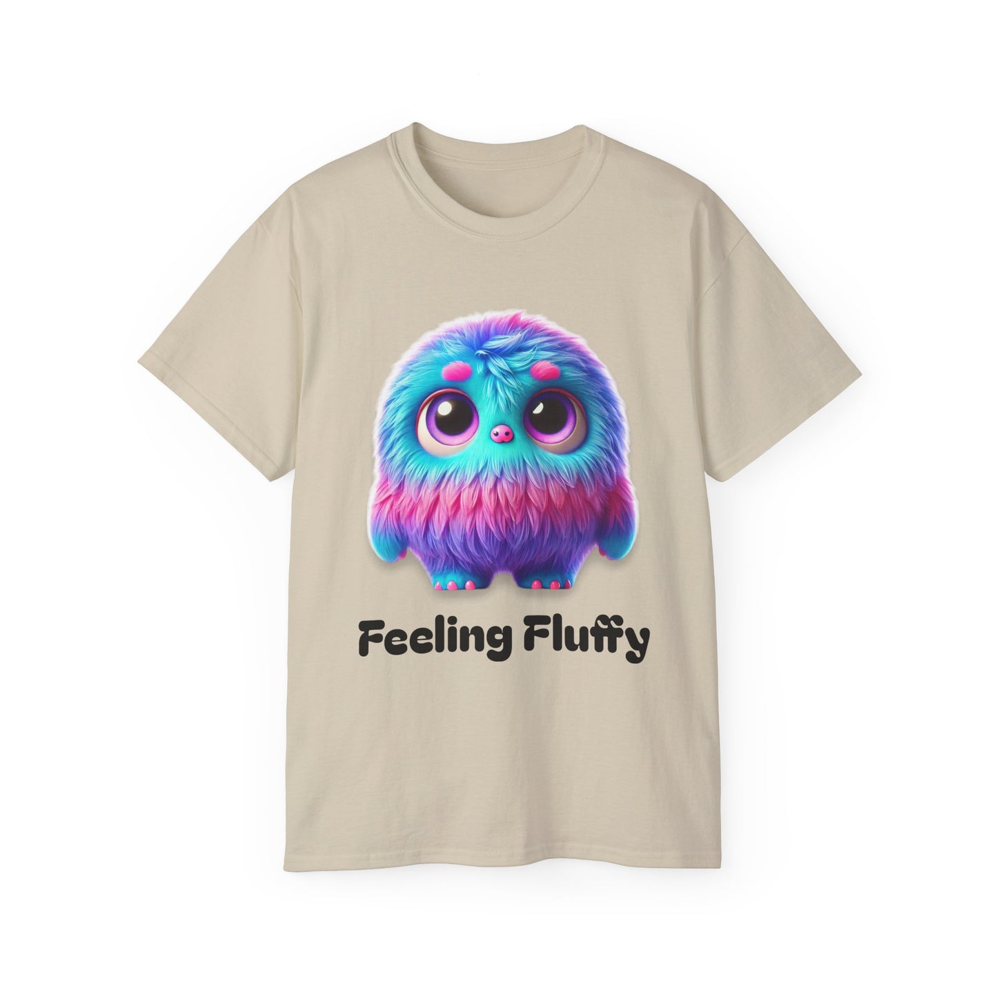 Feeling Fluffy Colorful Monster Unisex Ultra Cotton Tee