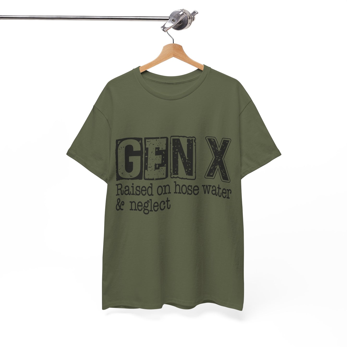 GEN X Raised On Hose Water & Neglect Tshirt Unisex Heavy Cotton