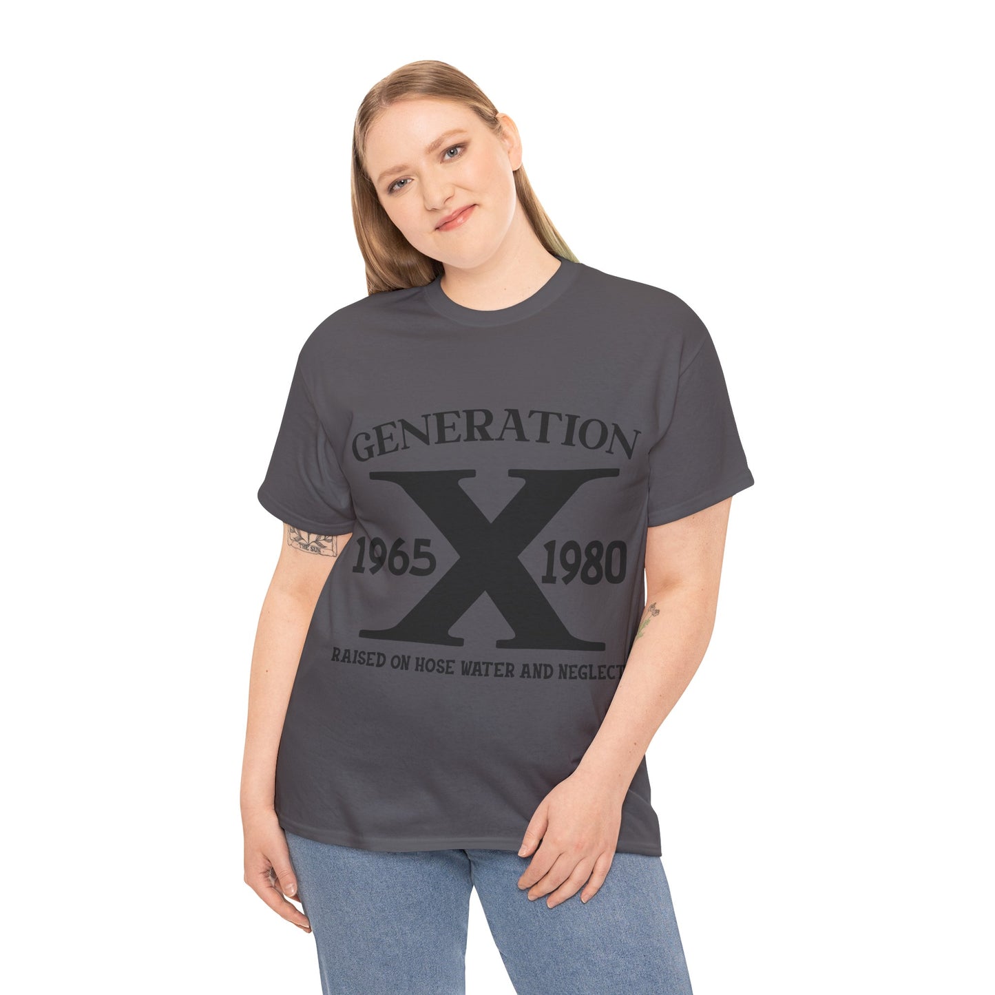 GEN X Raised On Hose Water & Neglect Tshirt Unisex Heavy Cotton