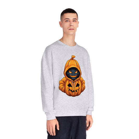 Halloween Scary Hoodie Pumpkin Character Unisex NuBlend® Crewneck Sweatshirt