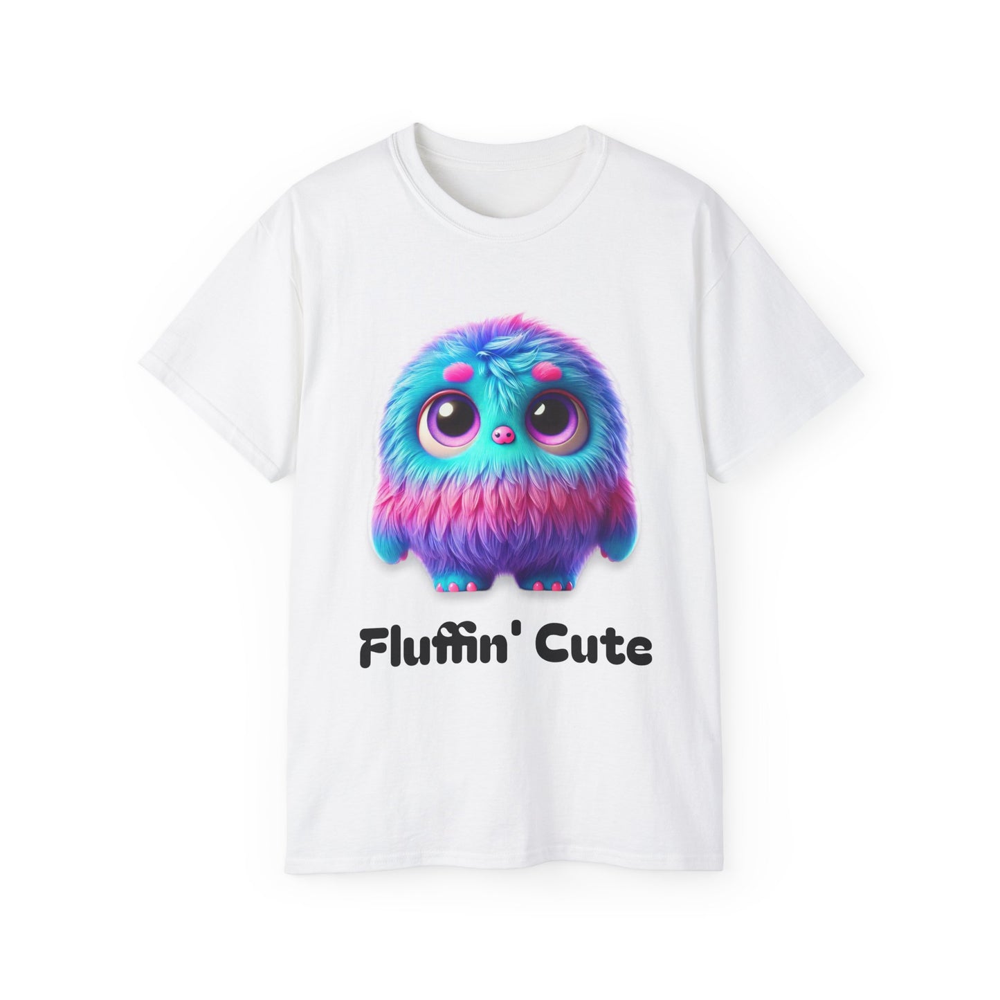 Fluffin' Cute Colorful Monster Unisex Ultra Cotton Tee