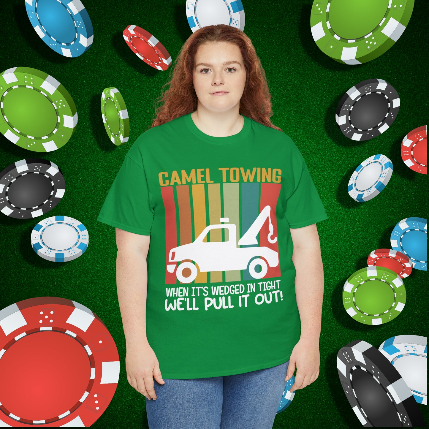 Camel Towing When its wedged in tight we'll pull it out T-Shirt