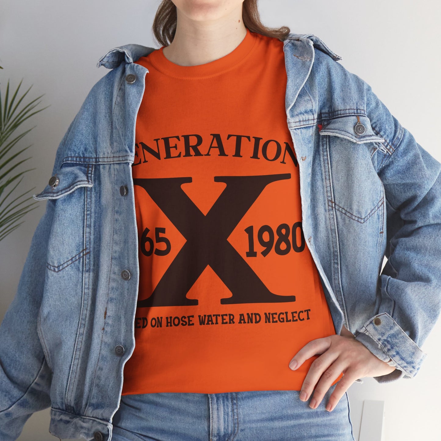 GEN X Raised On Hose Water & Neglect Tshirt Unisex Heavy Cotton