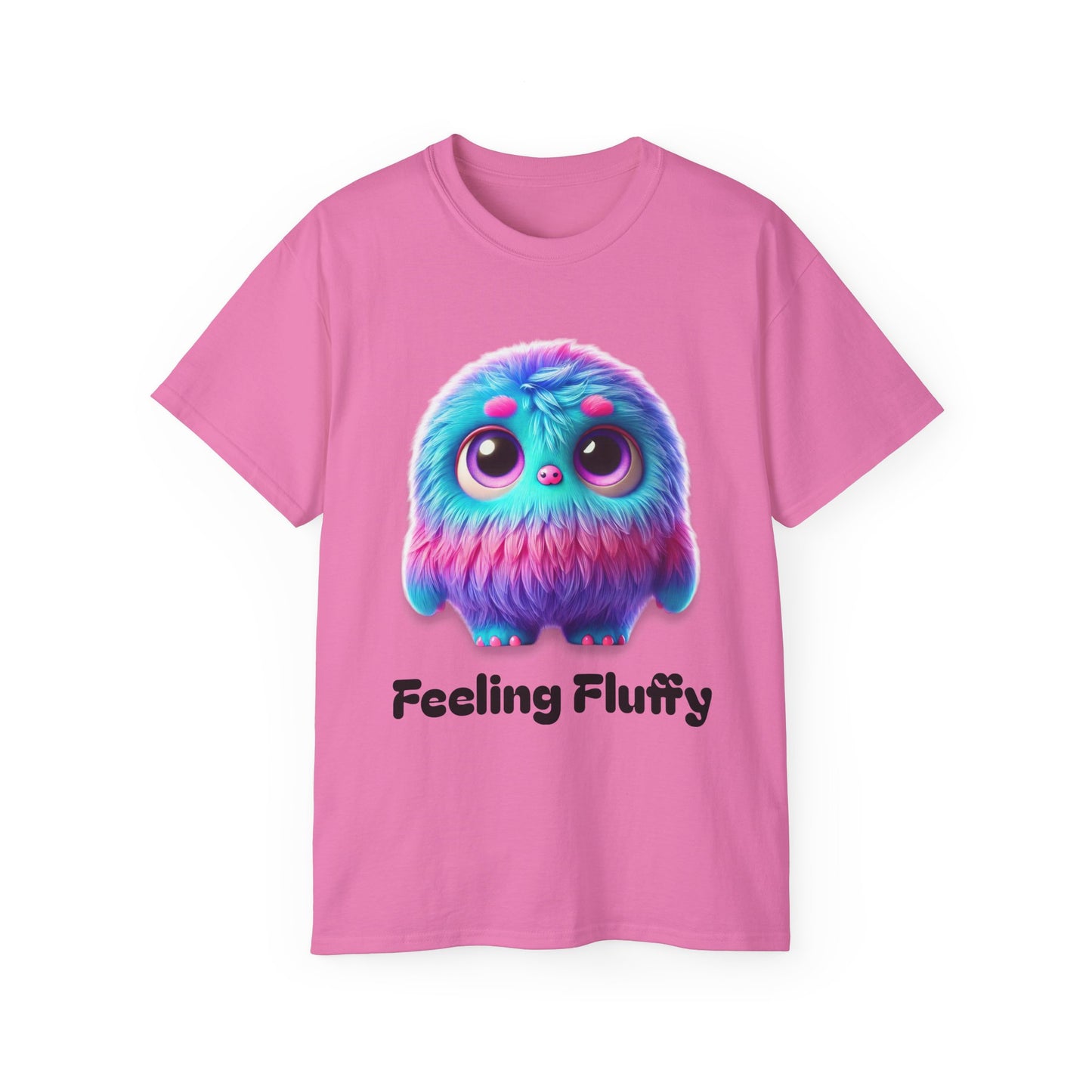 Feeling Fluffy Colorful Monster Unisex Ultra Cotton Tee