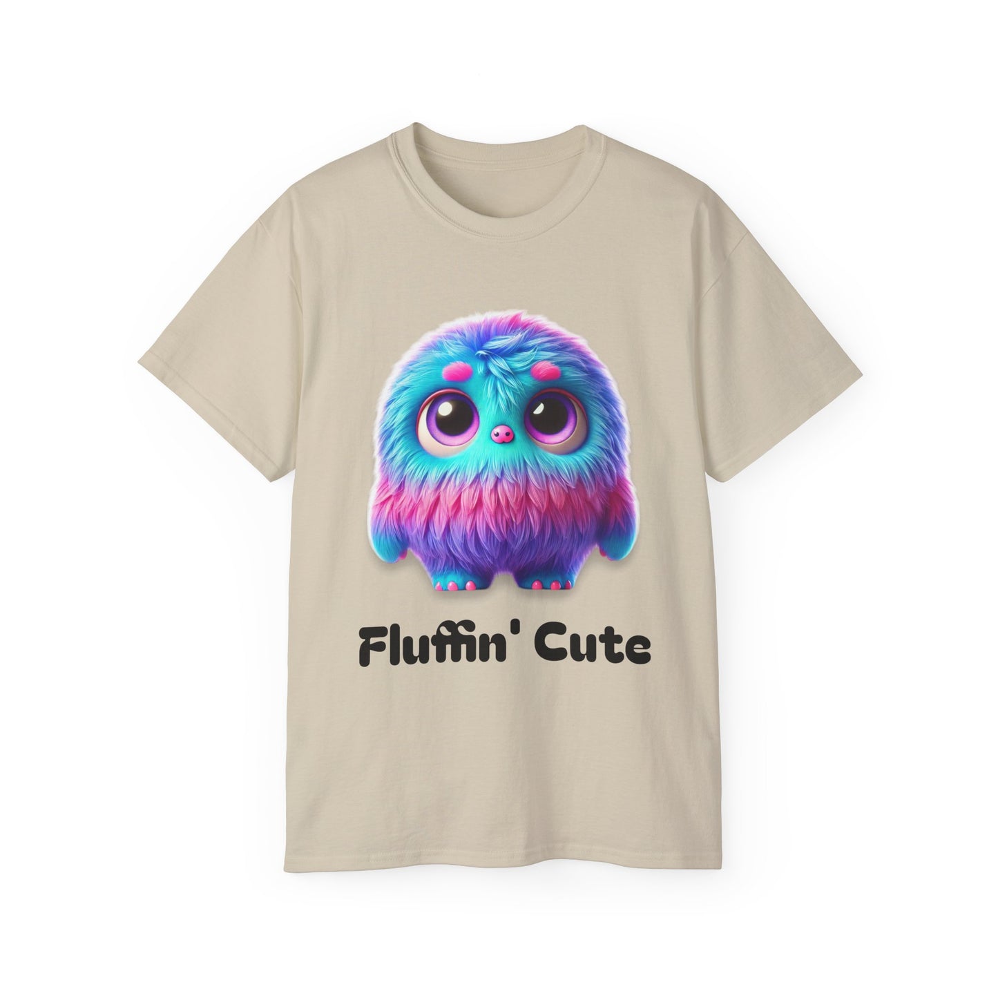 Fluffin' Cute Colorful Monster Unisex Ultra Cotton Tee