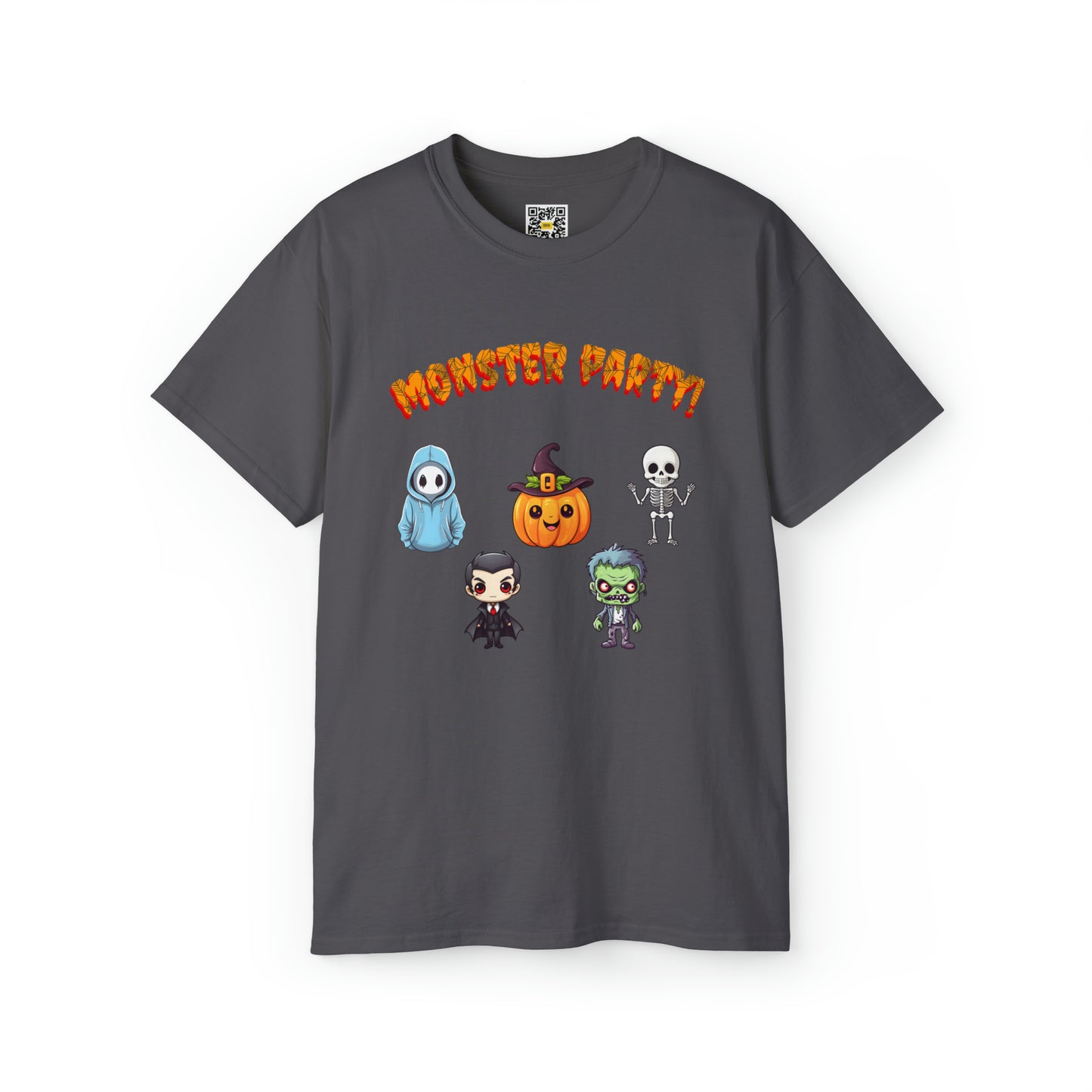 Monster Party Retro Halloween Funny Unisex Ultra Cotton Tee