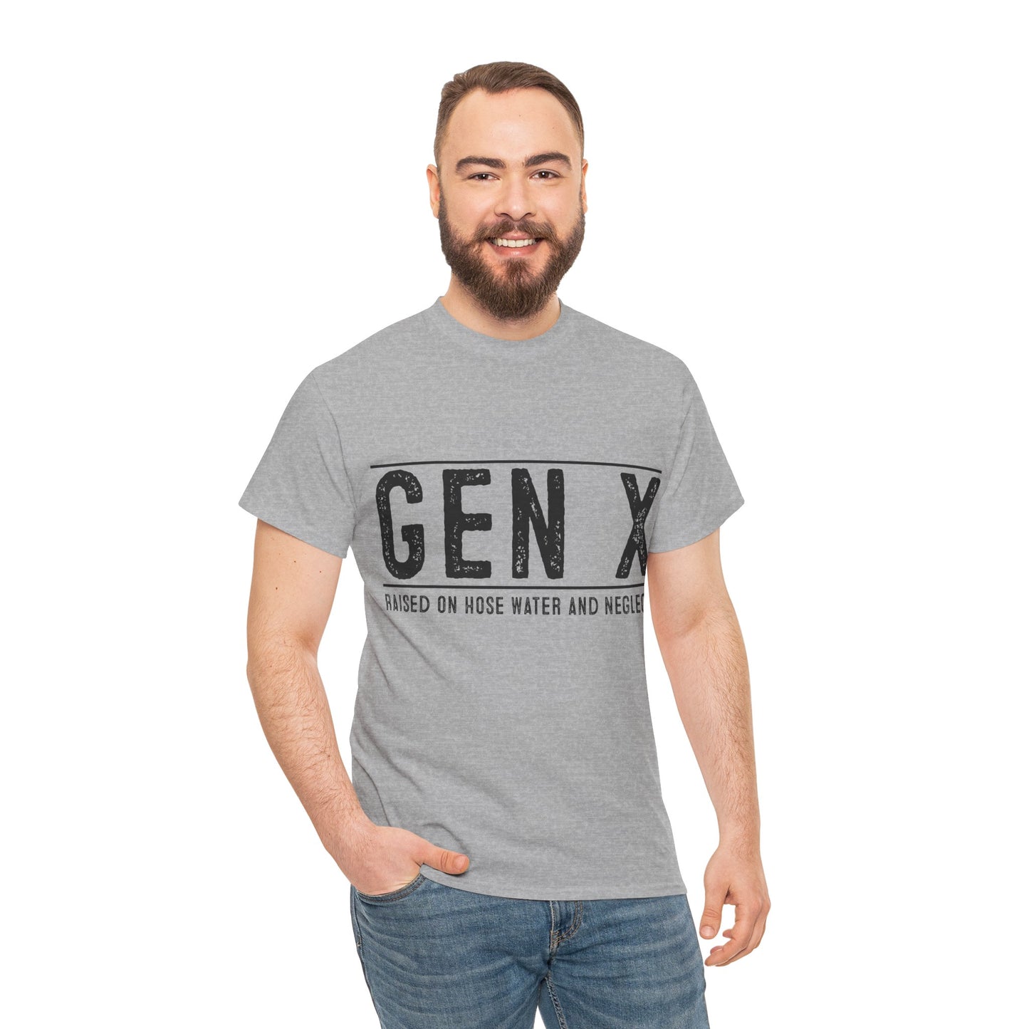 GEN X Raised On Hose Water & Neglect Tshirt Unisex Heavy Cotton