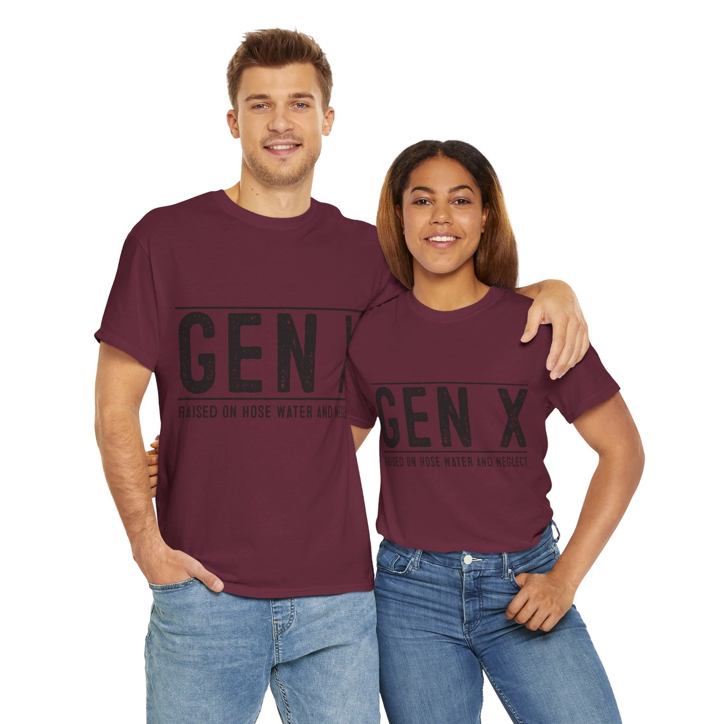 GEN X Raised On Hose Water & Neglect Tshirt Unisex Heavy Cotton