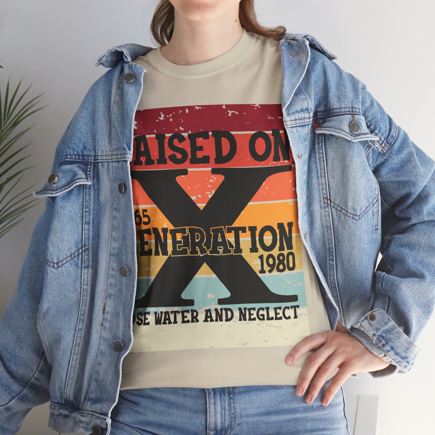 GEN X Raised On Hose Water & Neglect Tshirt Unisex Heavy Cotton