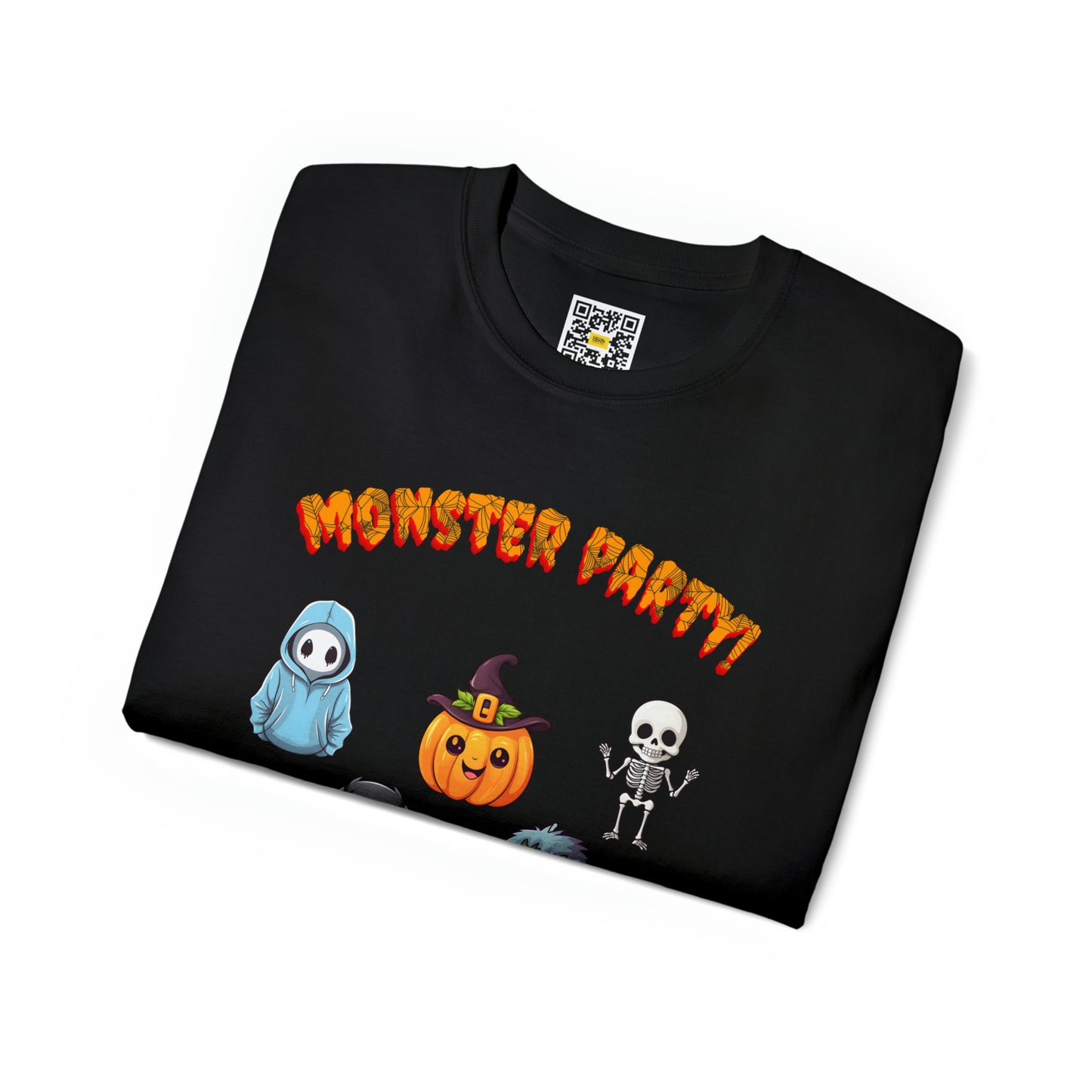 Monster Party Retro Halloween Funny Unisex Ultra Cotton Tee