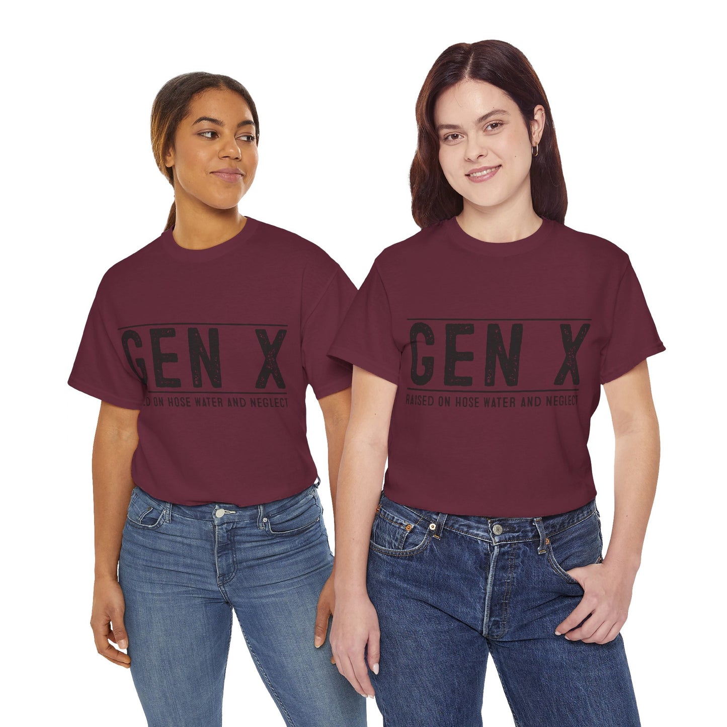 GEN X Raised On Hose Water & Neglect Tshirt Unisex Heavy Cotton