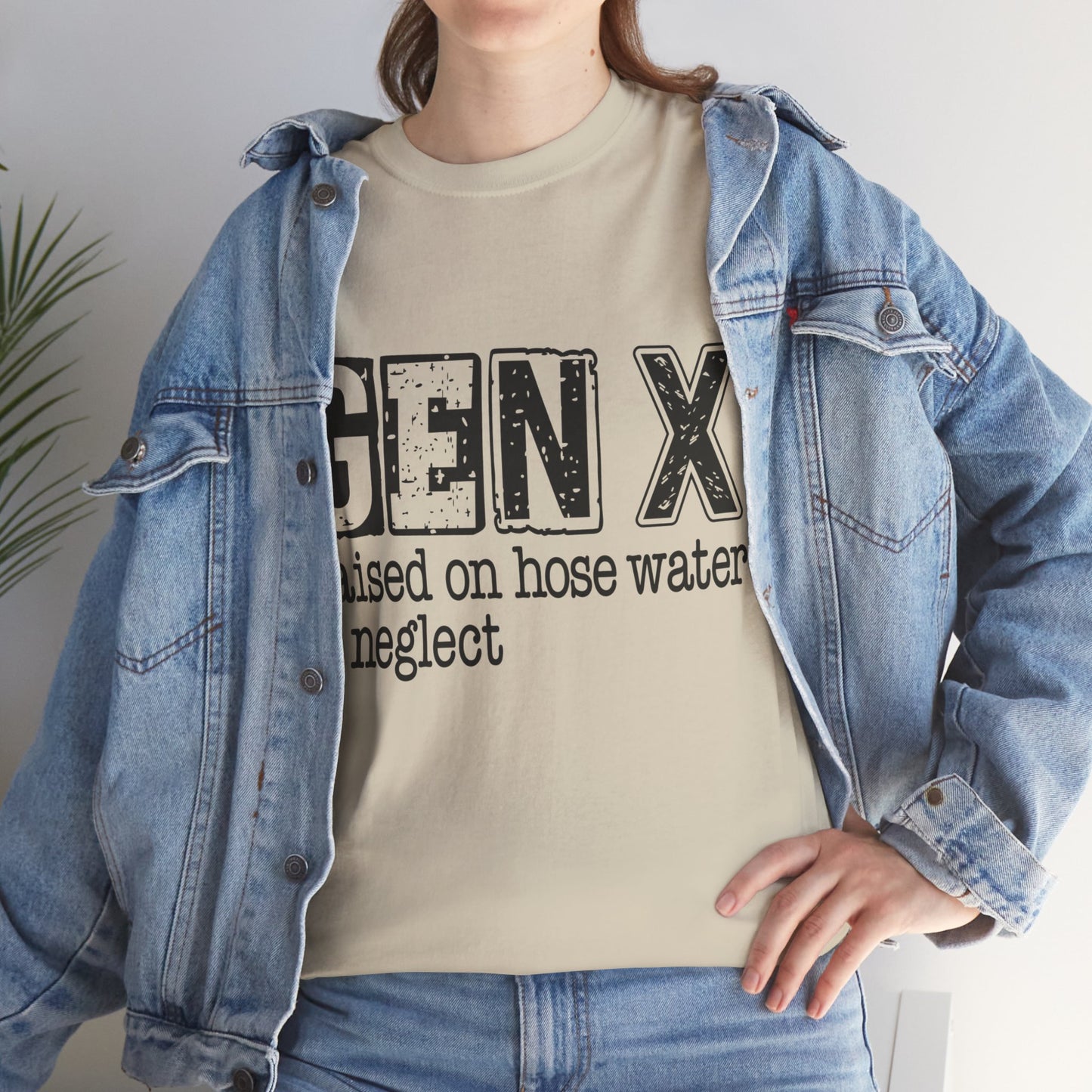 GEN X Raised On Hose Water & Neglect Tshirt Unisex Heavy Cotton