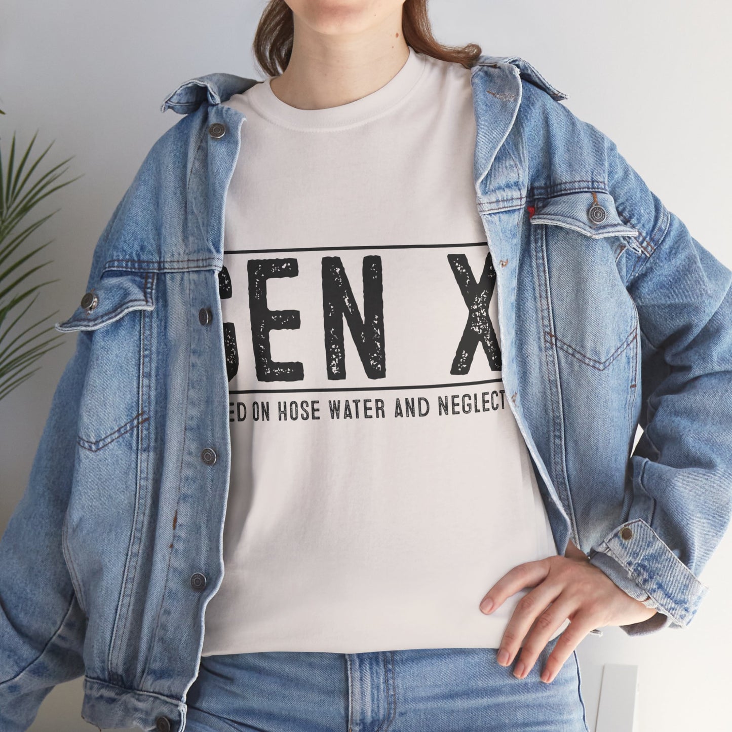 GEN X Raised On Hose Water & Neglect Tshirt Unisex Heavy Cotton