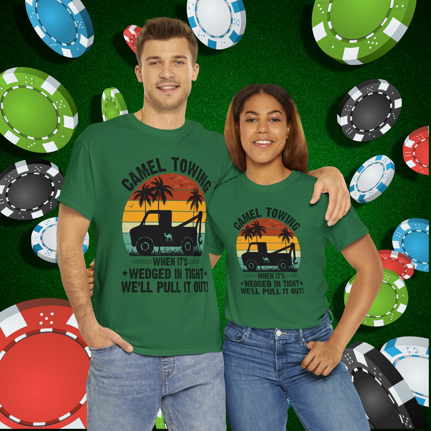 Camel Towing When its wedged in tight we'll pull it out T-Shirt