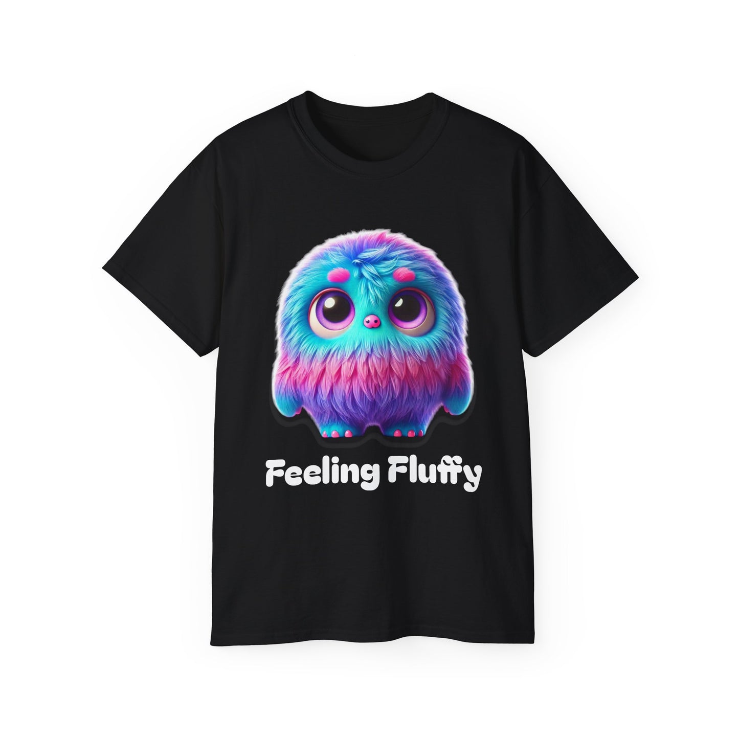 Feeling Fluffy Colorful Monster Unisex Ultra Cotton Tee