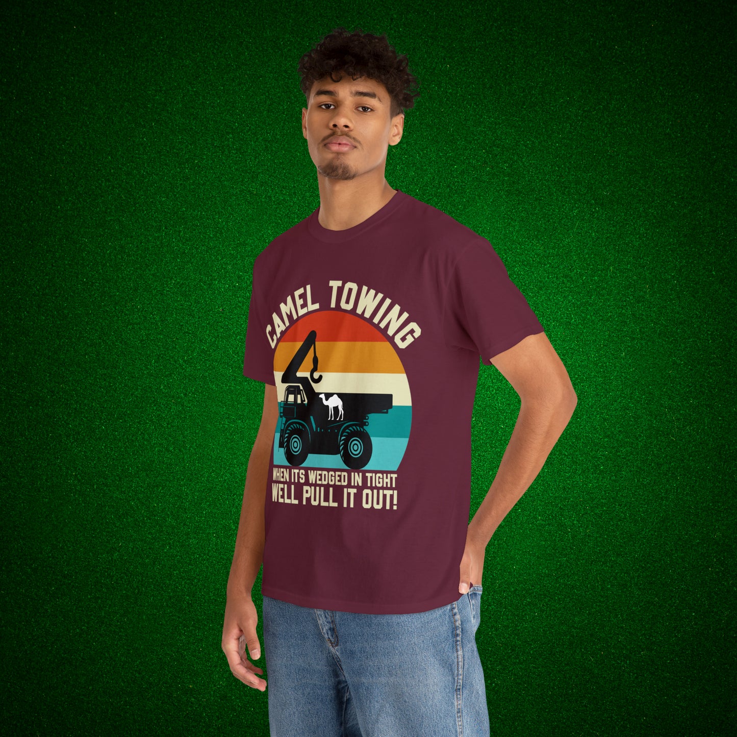 Camel Towing When its wedged in tight we'll pull it out T-Shirt