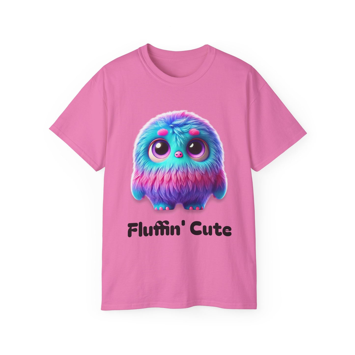 Fluffin' Cute Colorful Monster Unisex Ultra Cotton Tee