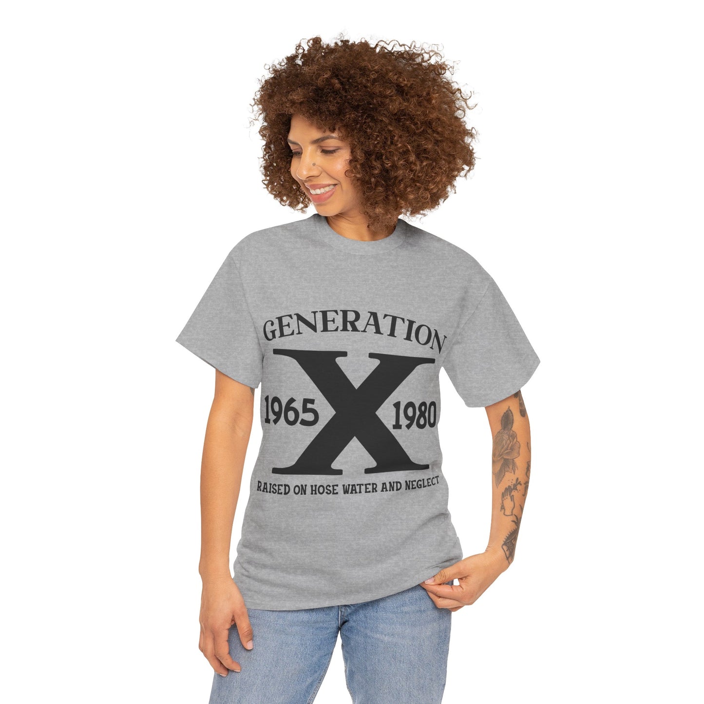 GEN X Raised On Hose Water & Neglect Tshirt Unisex Heavy Cotton