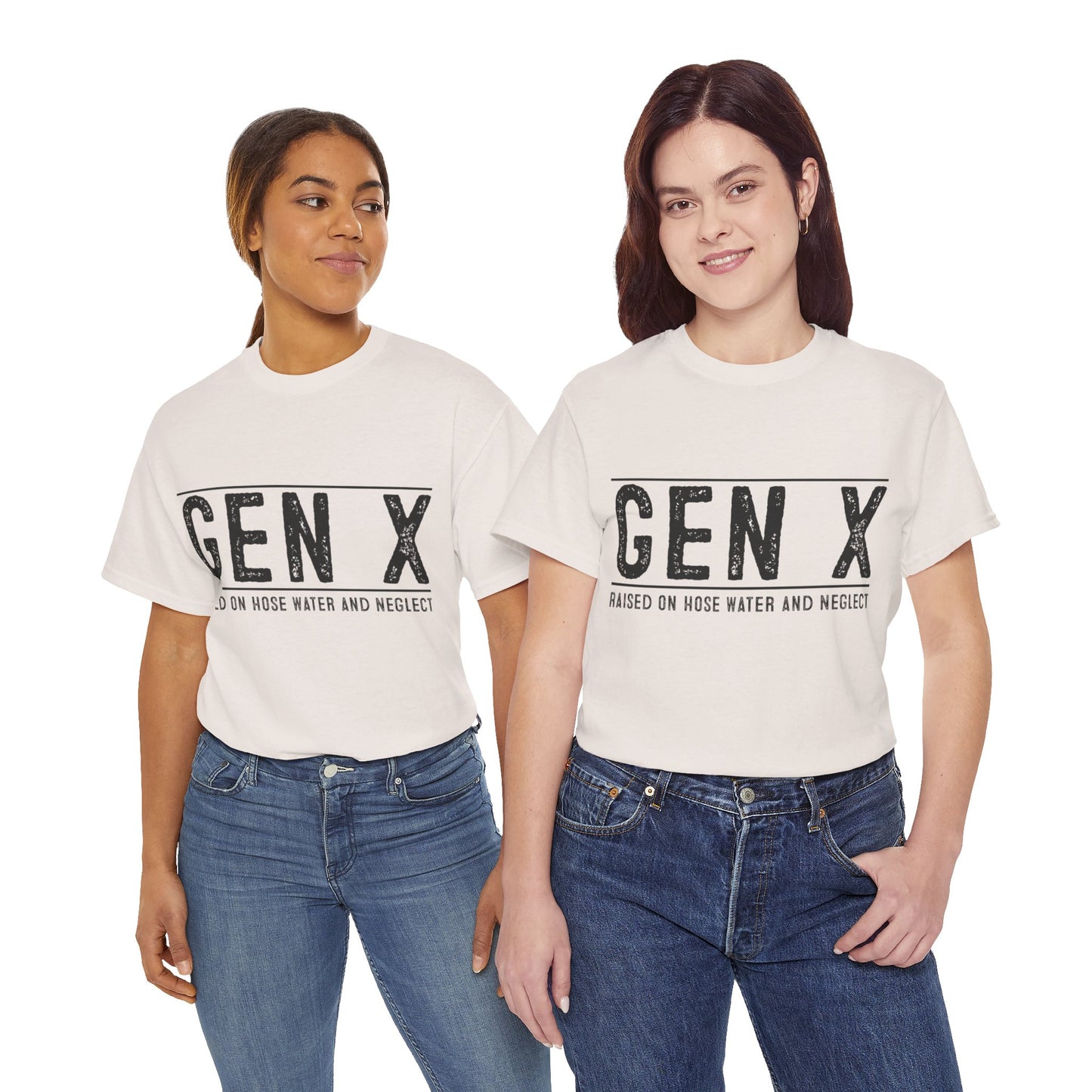 GEN X Raised On Hose Water & Neglect Tshirt Unisex Heavy Cotton