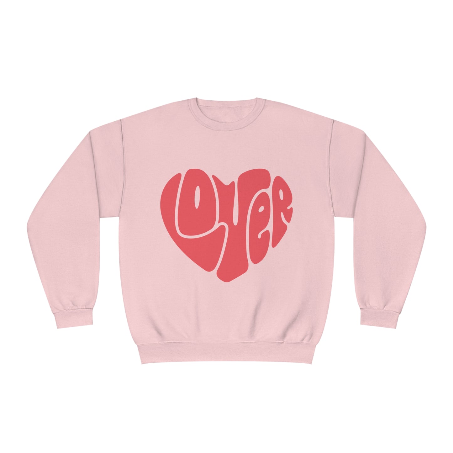 Retro Lover Heart Valentines Unisex NuBlend® Crewneck Sweatshirt