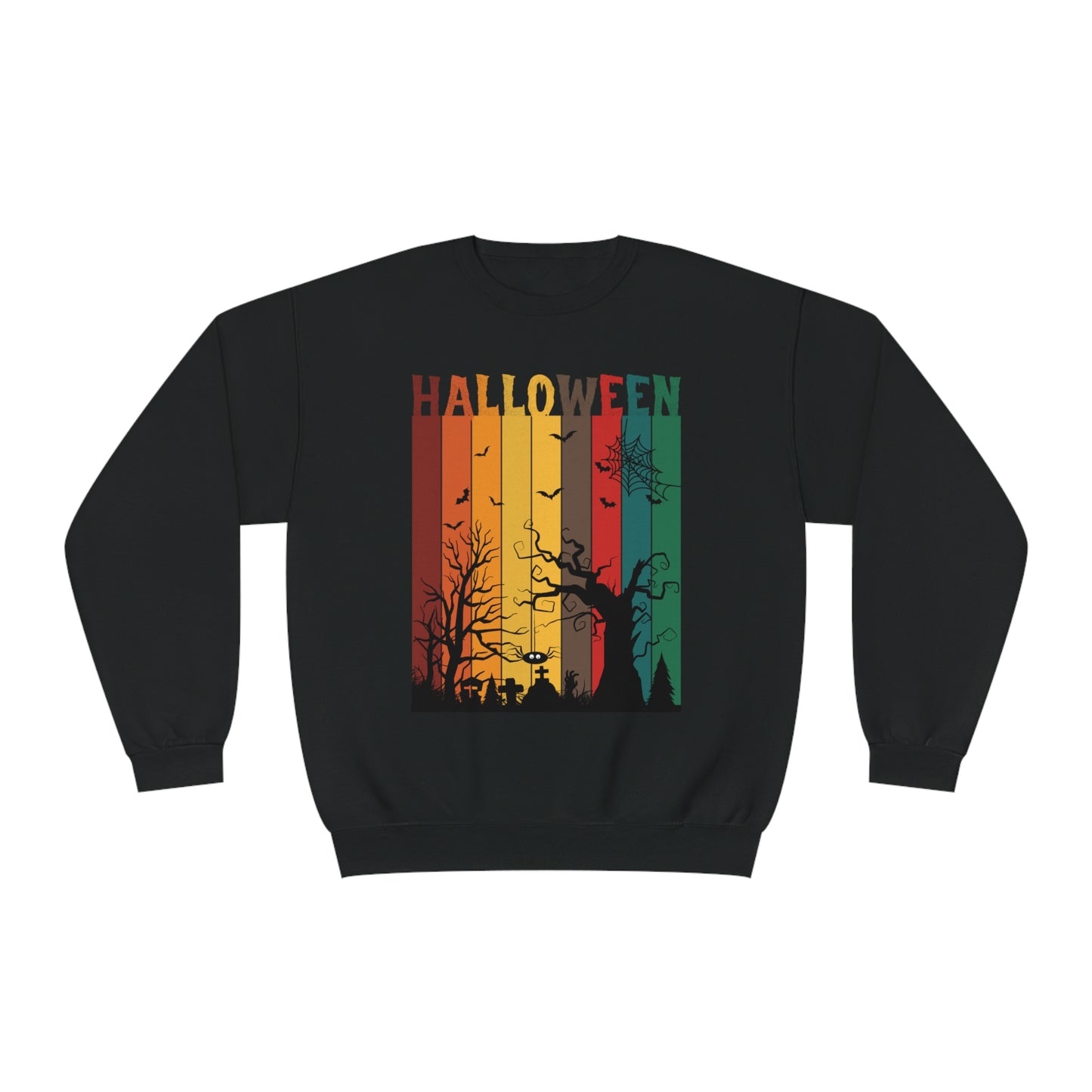 Halloween Spooky Sweatshirt Unisex NuBlend® Crewneck Sweatshirt