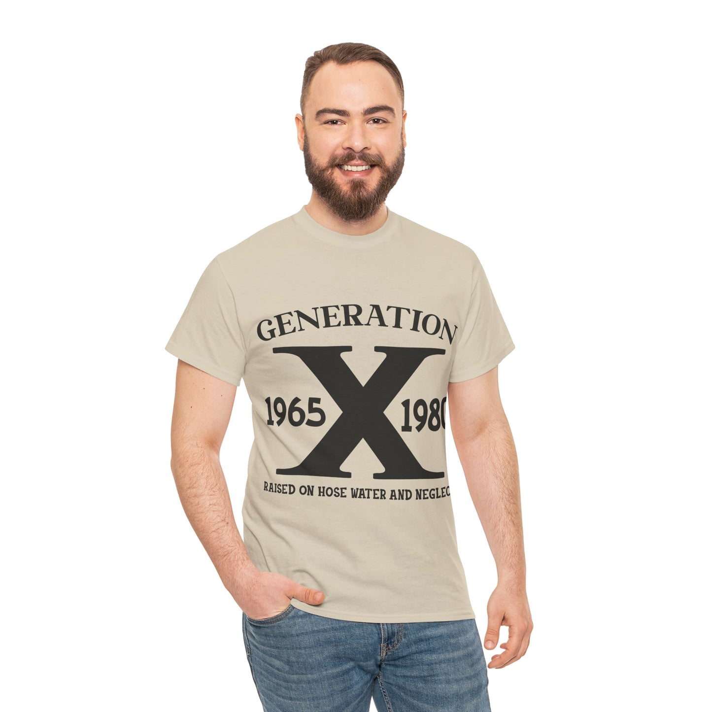 GEN X Raised On Hose Water & Neglect Tshirt Unisex Heavy Cotton