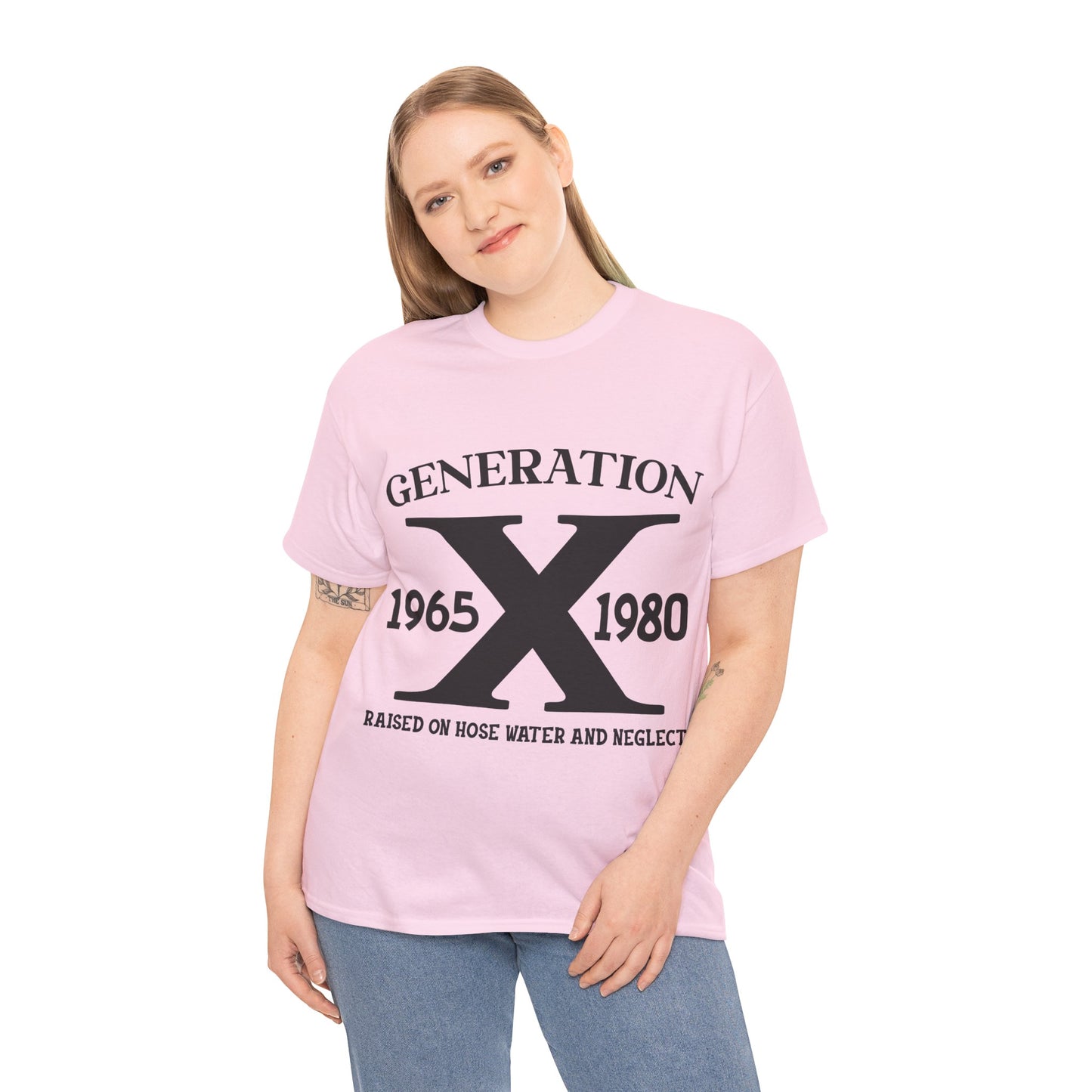 GEN X Raised On Hose Water & Neglect Tshirt Unisex Heavy Cotton