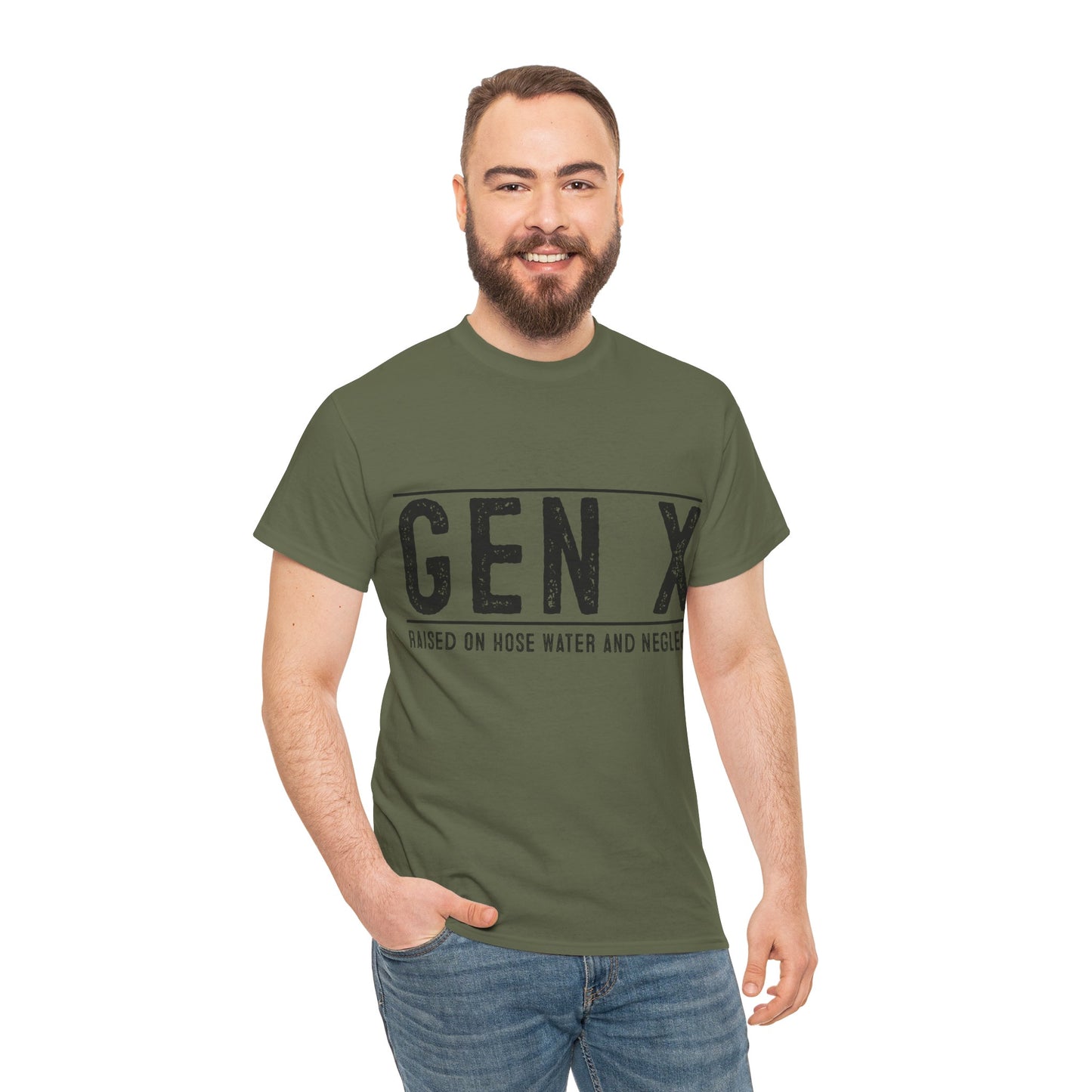 GEN X Raised On Hose Water & Neglect Tshirt Unisex Heavy Cotton