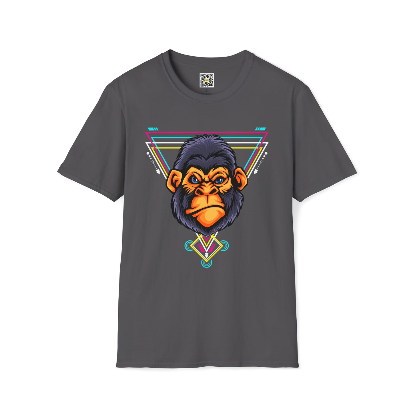 Angry Gorilla Head Sacred Geometry T-Shirt Animals Zoo Amazon Beautiful