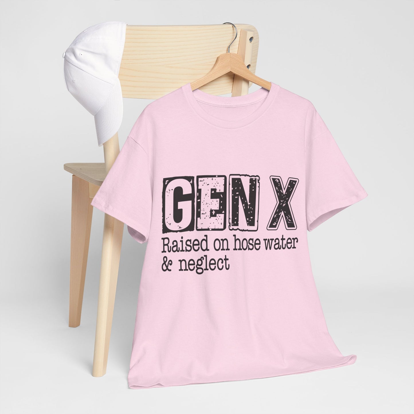 GEN X Raised On Hose Water & Neglect Tshirt Unisex Heavy Cotton