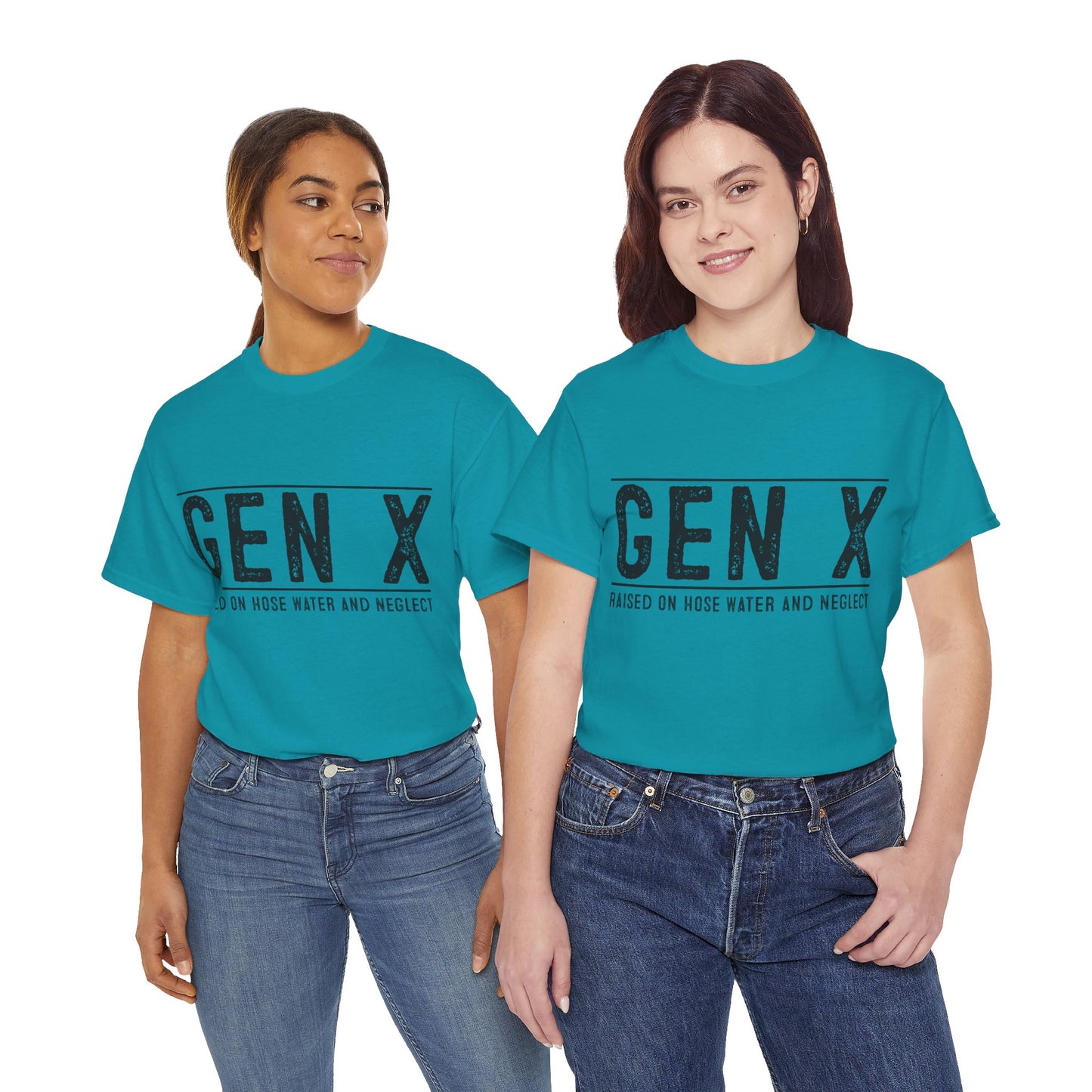 GEN X Raised On Hose Water & Neglect Tshirt Unisex Heavy Cotton