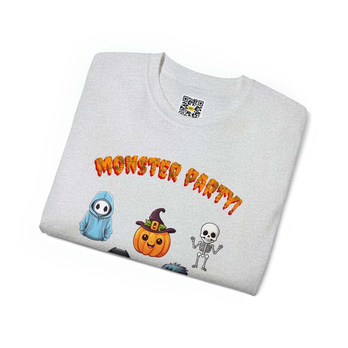 Monster Party Retro Halloween Funny Unisex Ultra Cotton Tee