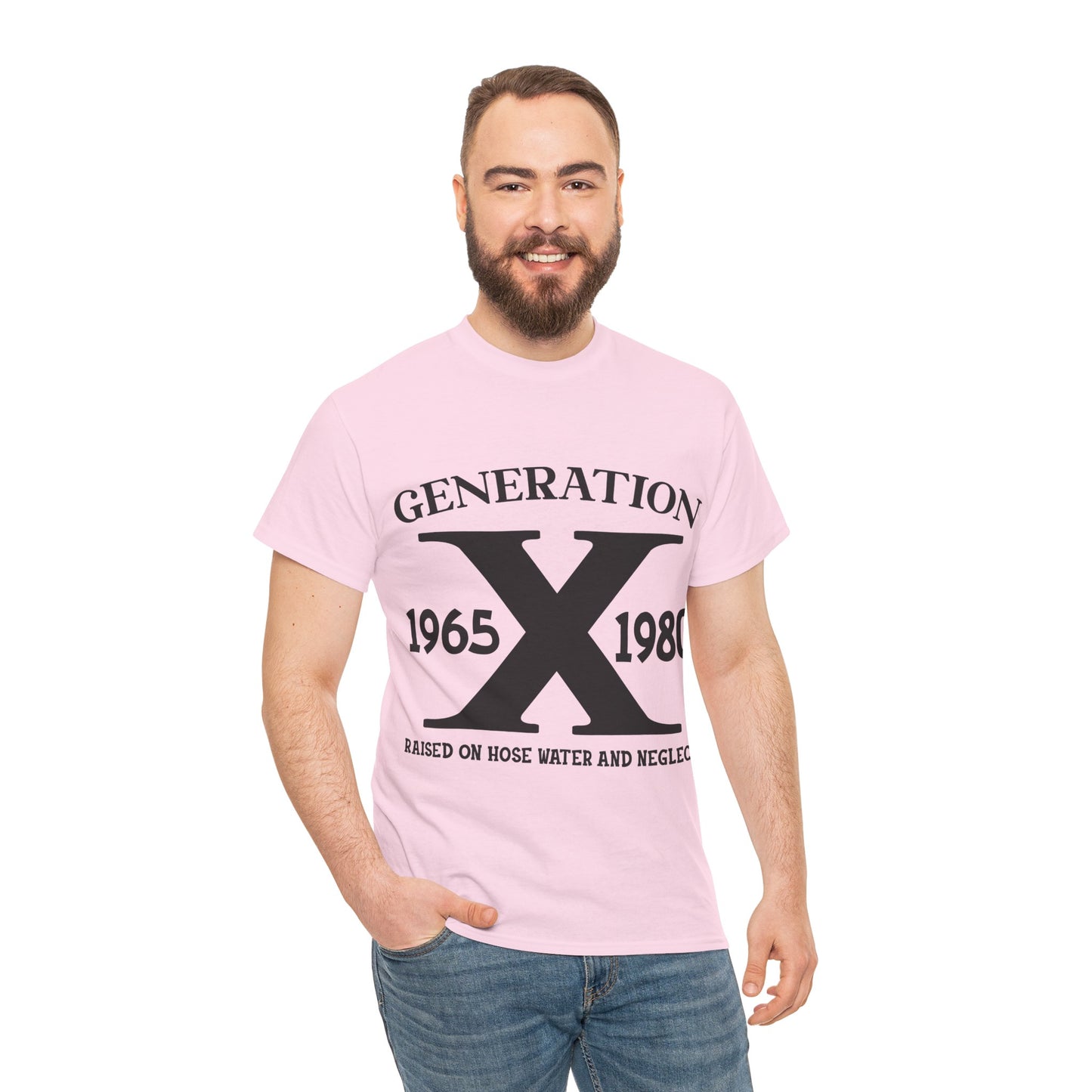 GEN X Raised On Hose Water & Neglect Tshirt Unisex Heavy Cotton