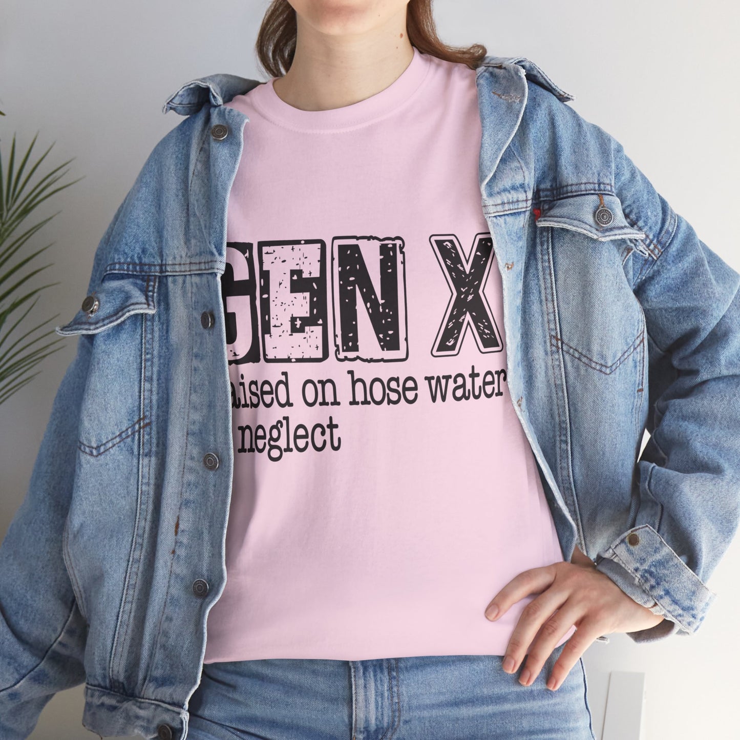 GEN X Raised On Hose Water & Neglect Tshirt Unisex Heavy Cotton