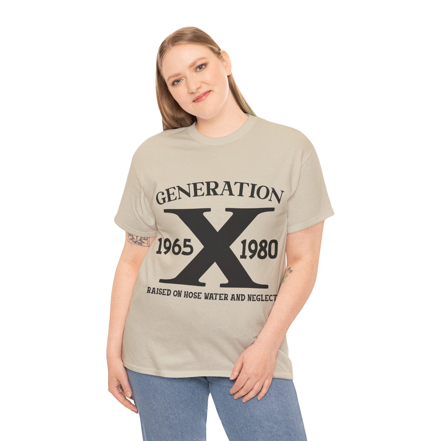 GEN X Raised On Hose Water & Neglect Tshirt Unisex Heavy Cotton