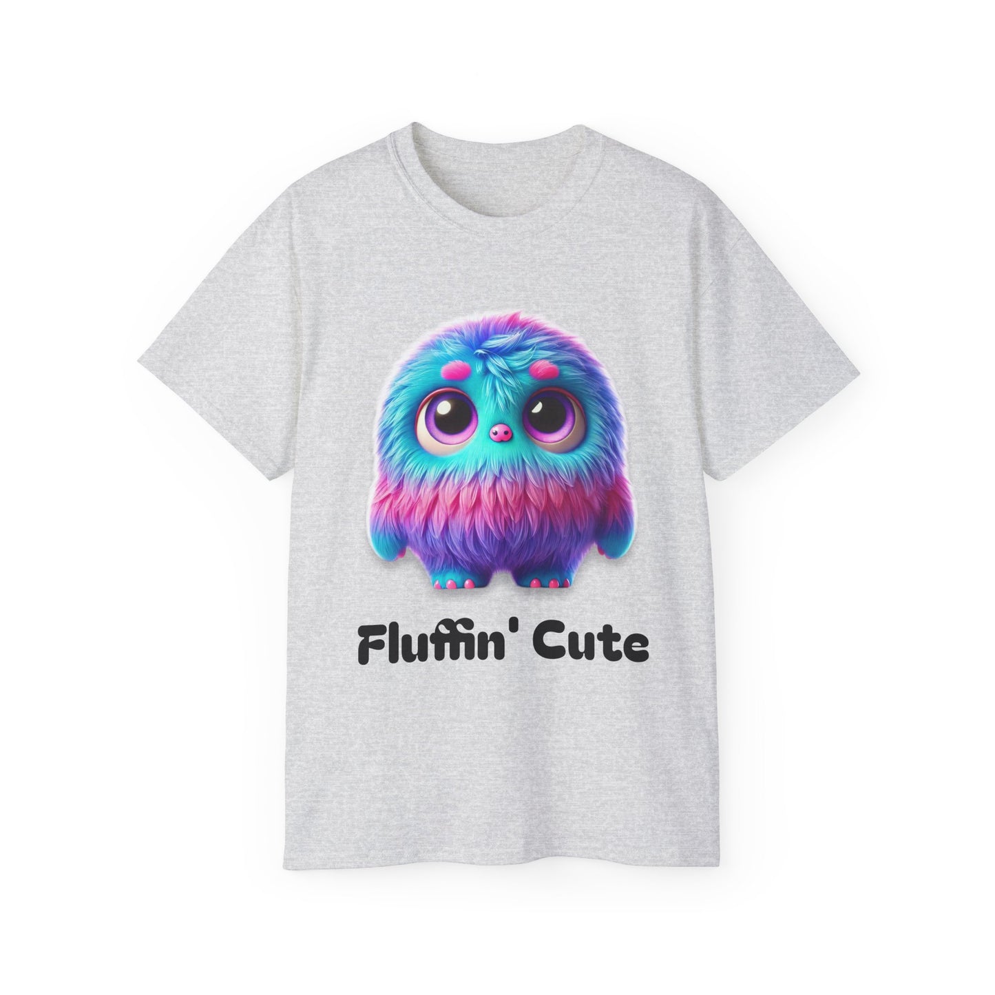 Fluffin' Cute Colorful Monster Unisex Ultra Cotton Tee