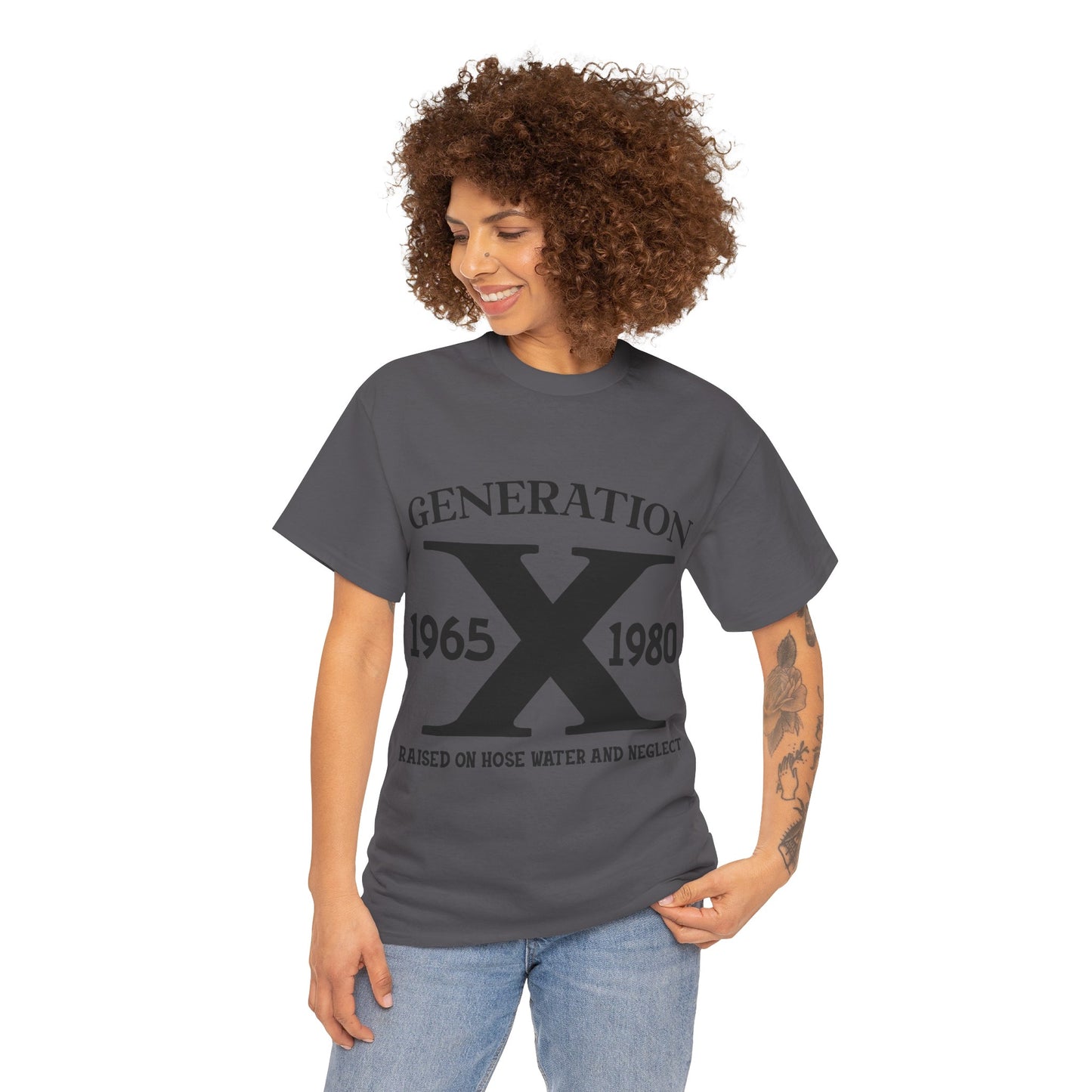 GEN X Raised On Hose Water & Neglect Tshirt Unisex Heavy Cotton