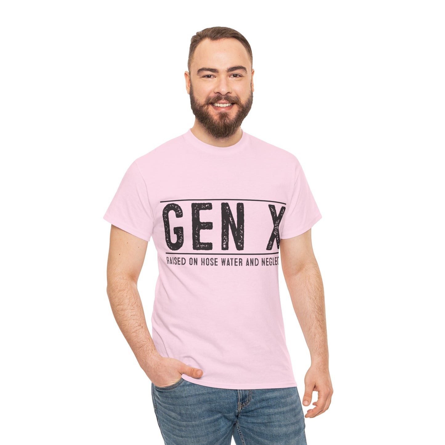 GEN X Raised On Hose Water & Neglect Tshirt Unisex Heavy Cotton