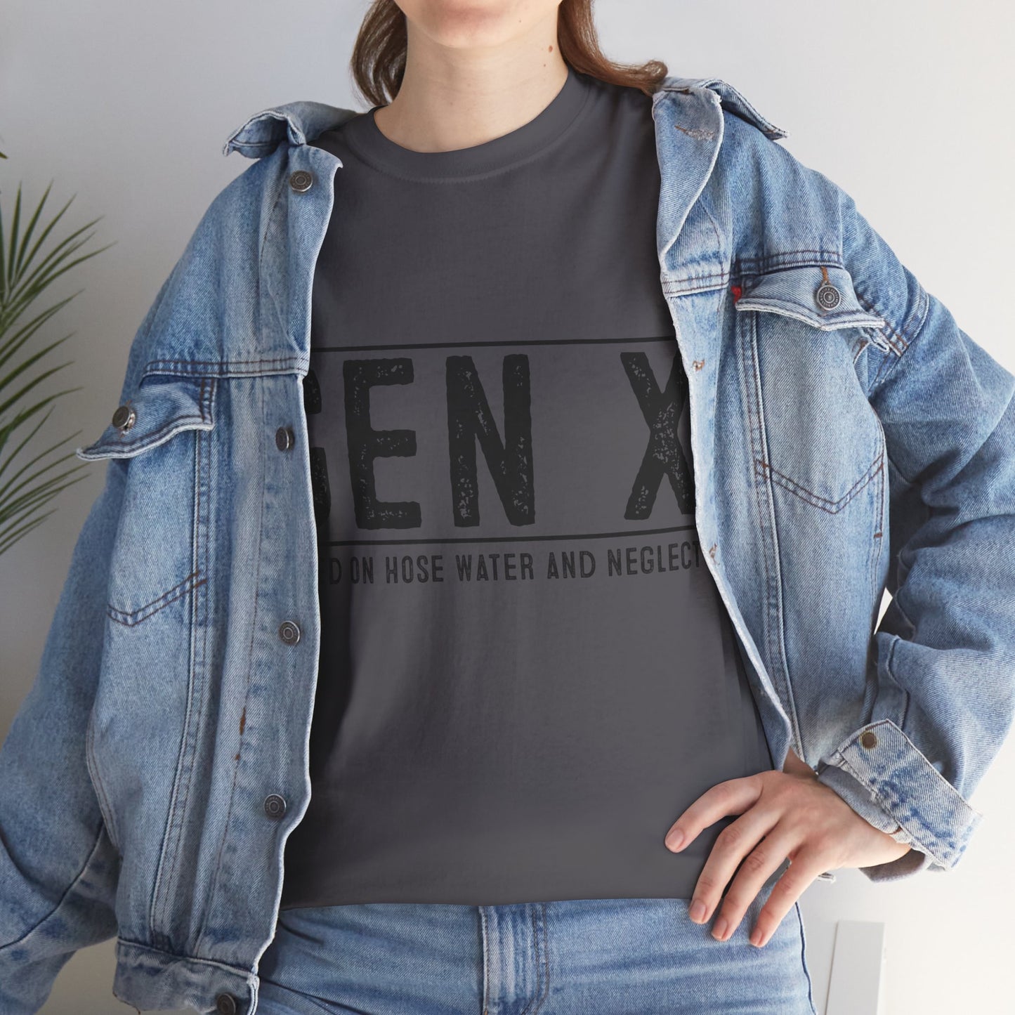 GEN X Raised On Hose Water & Neglect Tshirt Unisex Heavy Cotton